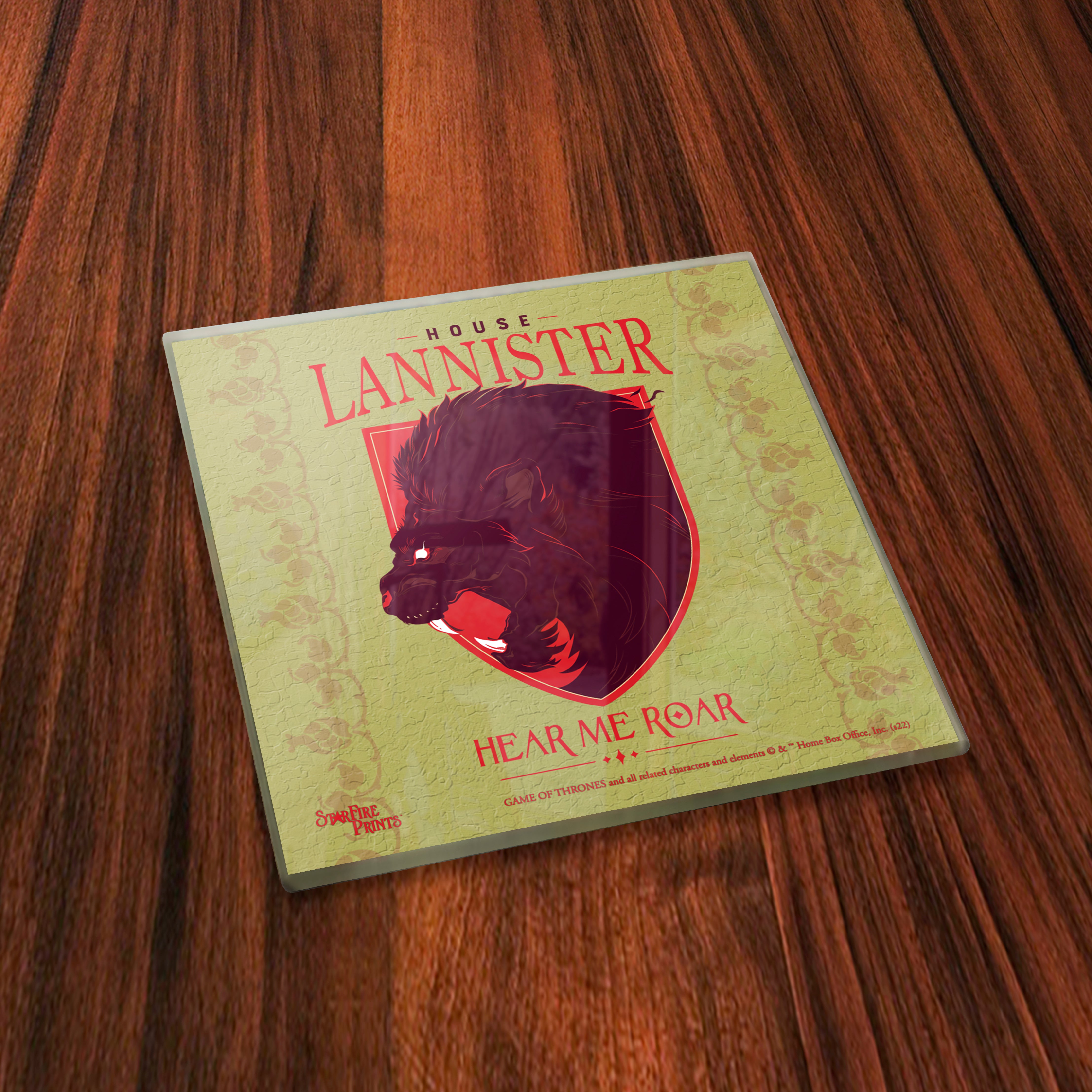 Game of Thrones (Houses for the Throne) StarFire Prints™ Glass Coaster Set of Four SPCSTR1261
