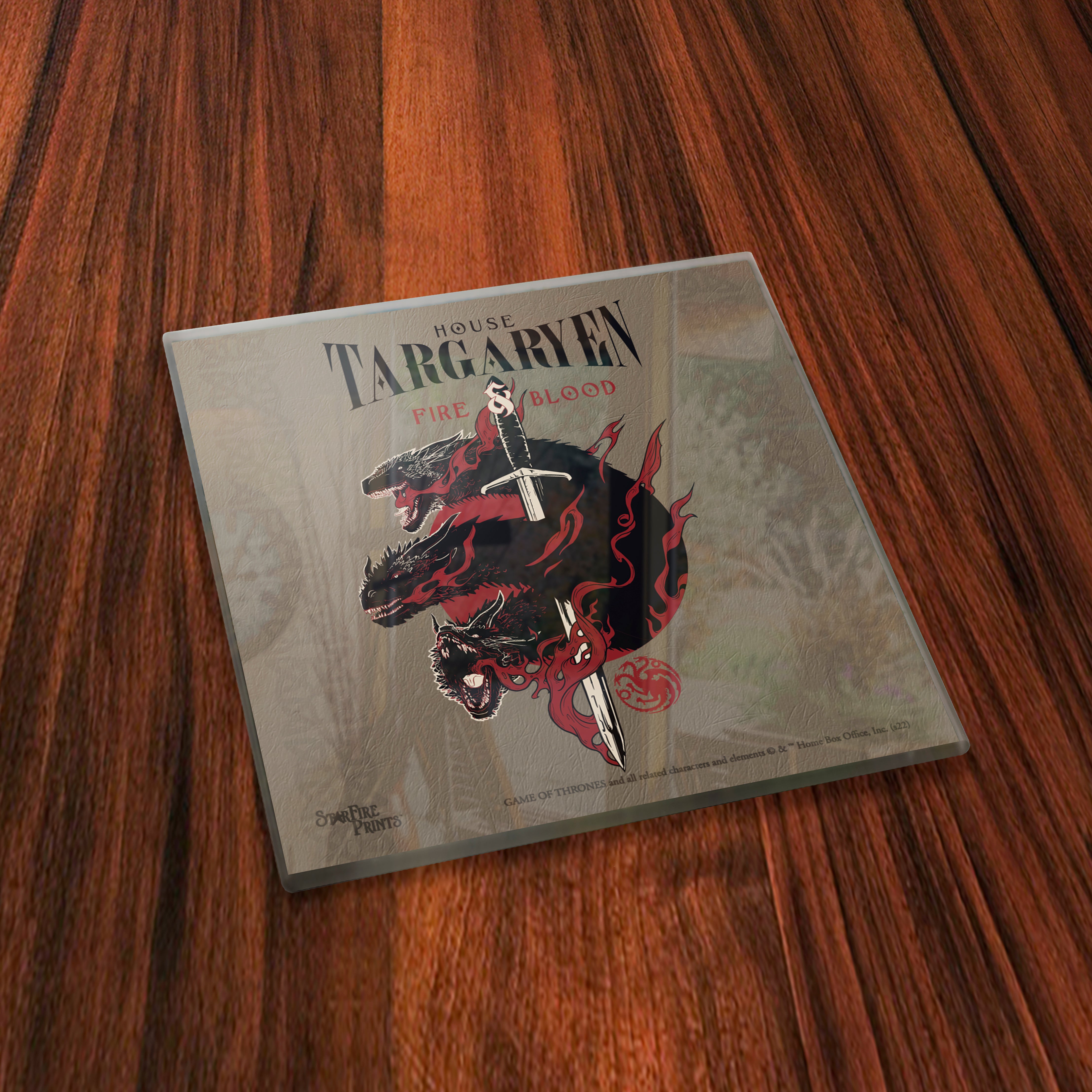 Game of Thrones (Houses for the Throne) StarFire Prints™ Glass Coaster Set of Four SPCSTR1261