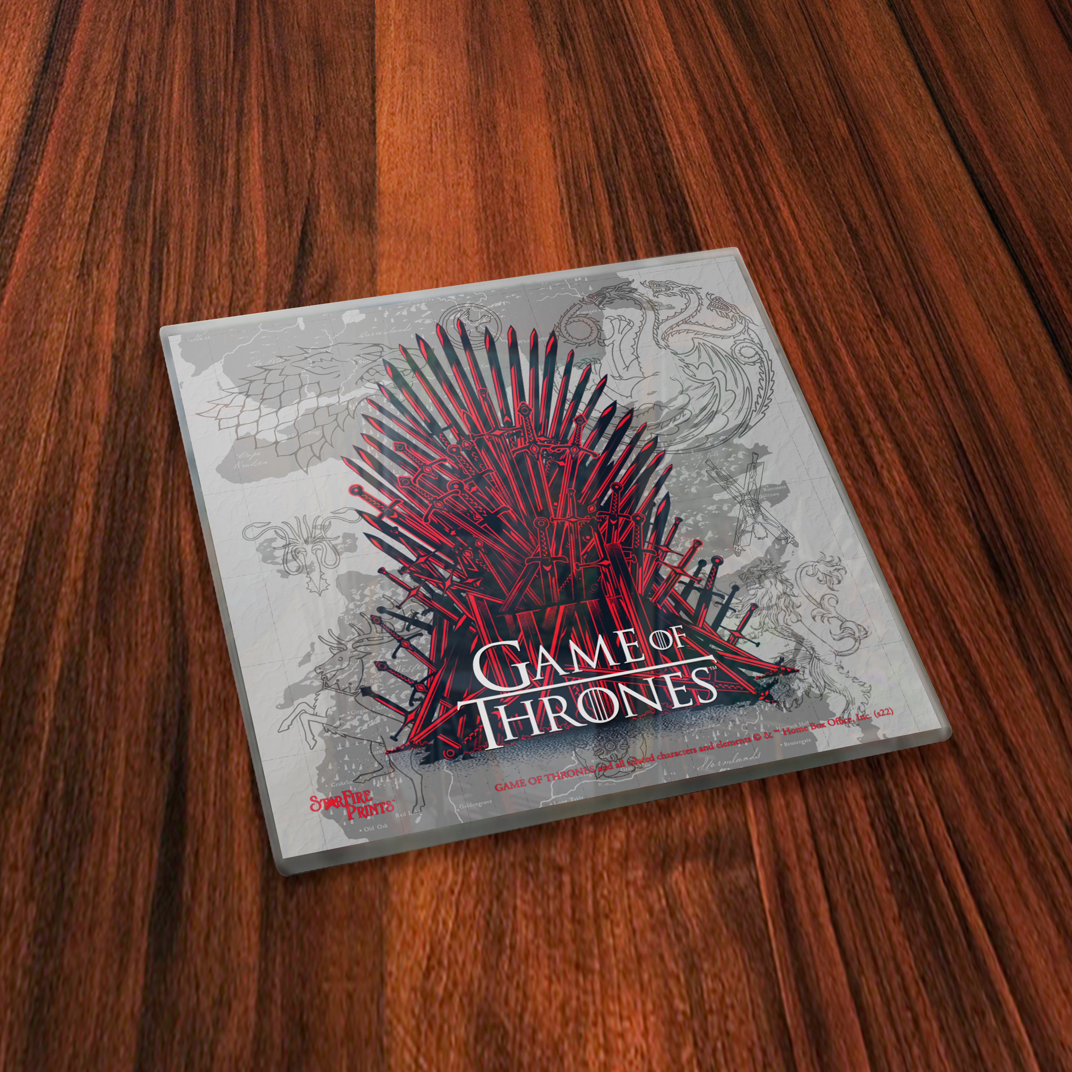 Game of Thrones (Houses for the Throne) StarFire Prints™ Glass Coaster Set of Four SPCSTR1261