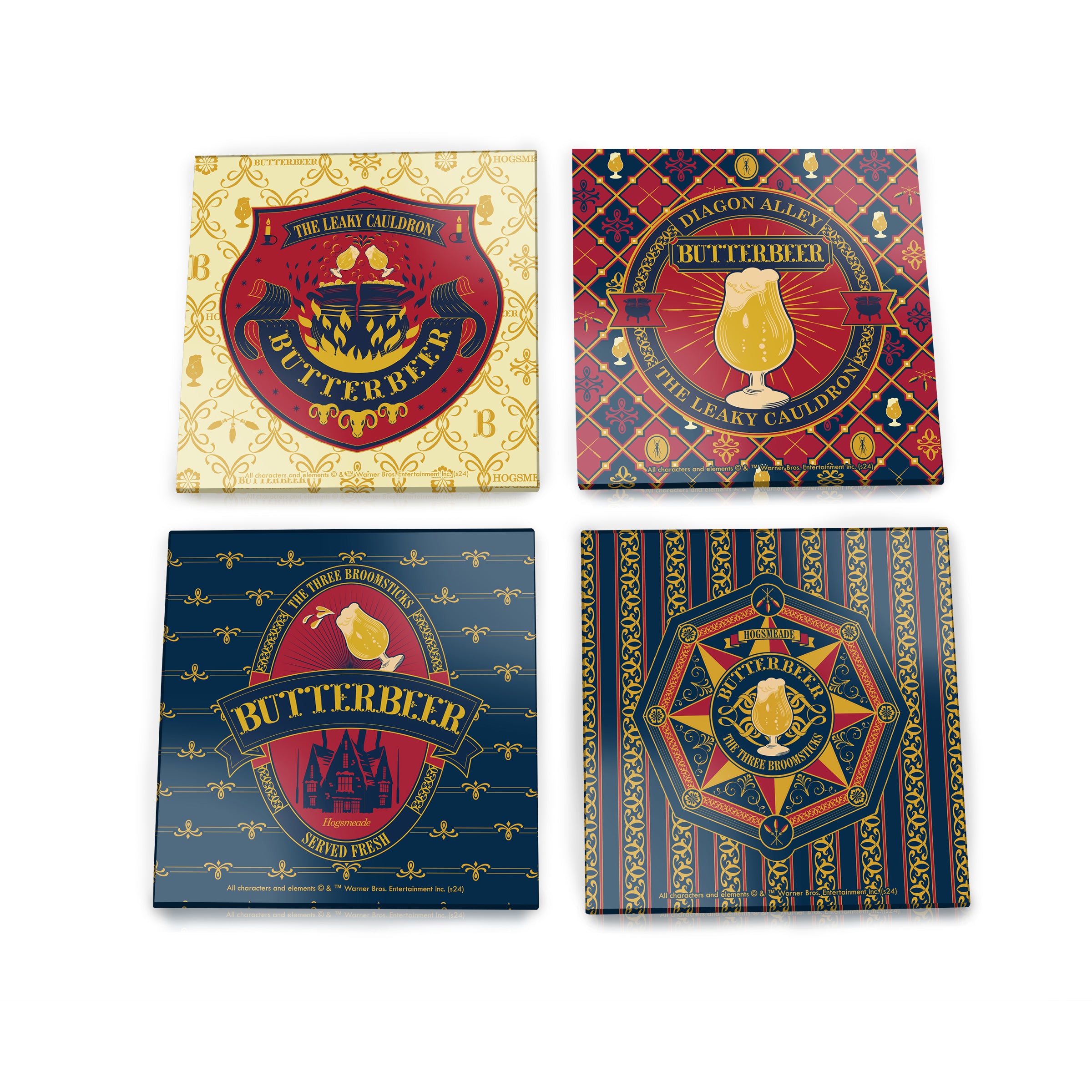 Harry Potter (Butterbeer Season) StarFire Prints™ Glass Coaster Set SPCSTR1312