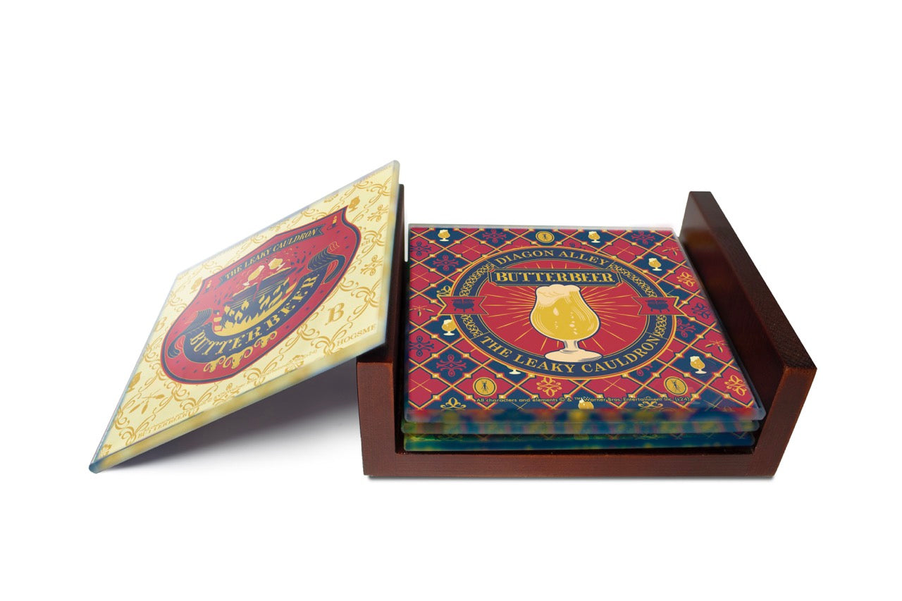 Harry Potter (Butterbeer Season) StarFire Prints™ Glass Coaster Set SPCSTR1312
