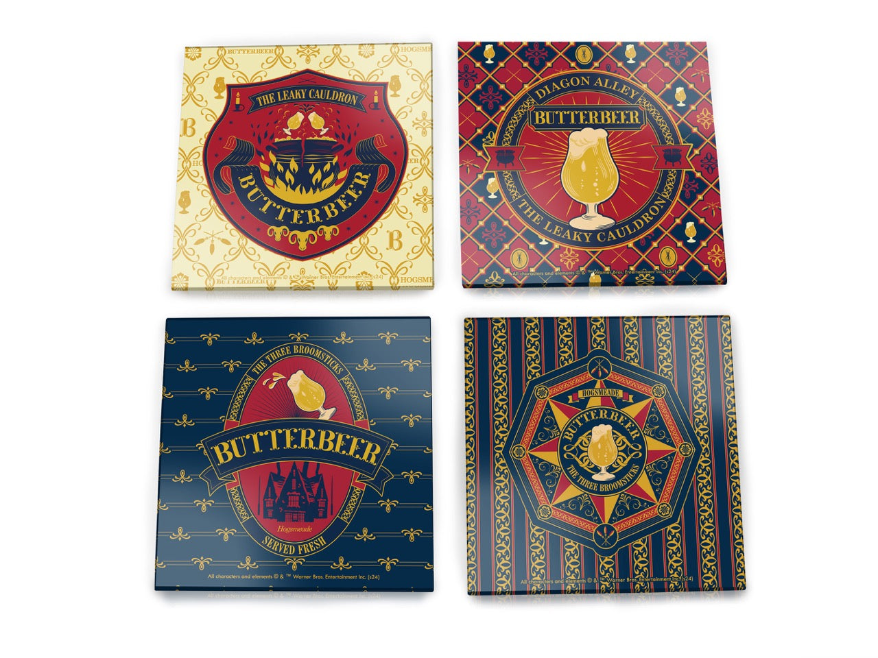 Harry Potter (Butterbeer Season) StarFire Prints™ Glass Coaster Set SPCSTR1312