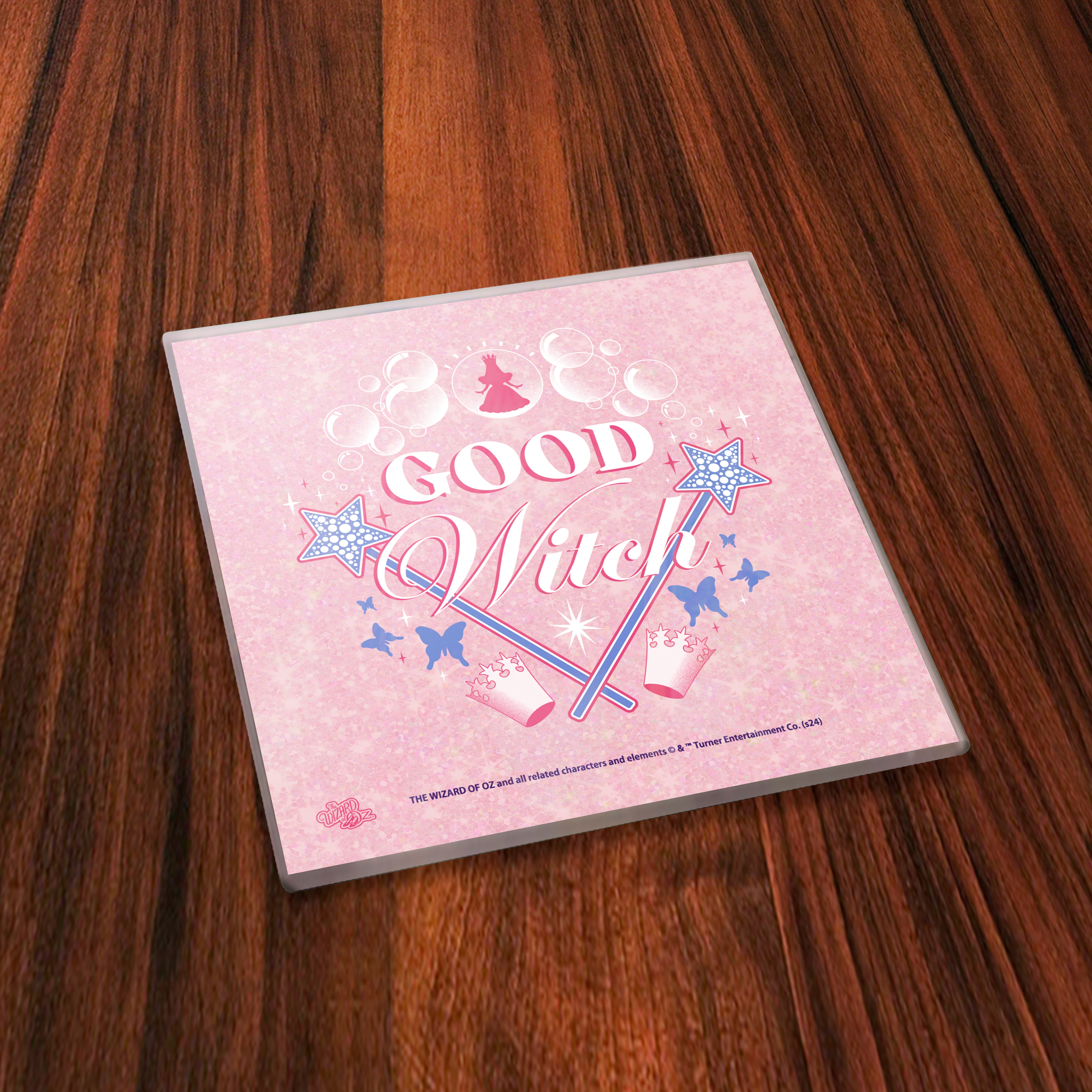 The Wizard of Oz (Good Witch V Bad Witch) Starfire Prints Glass Coaster Set SPCSTR1314