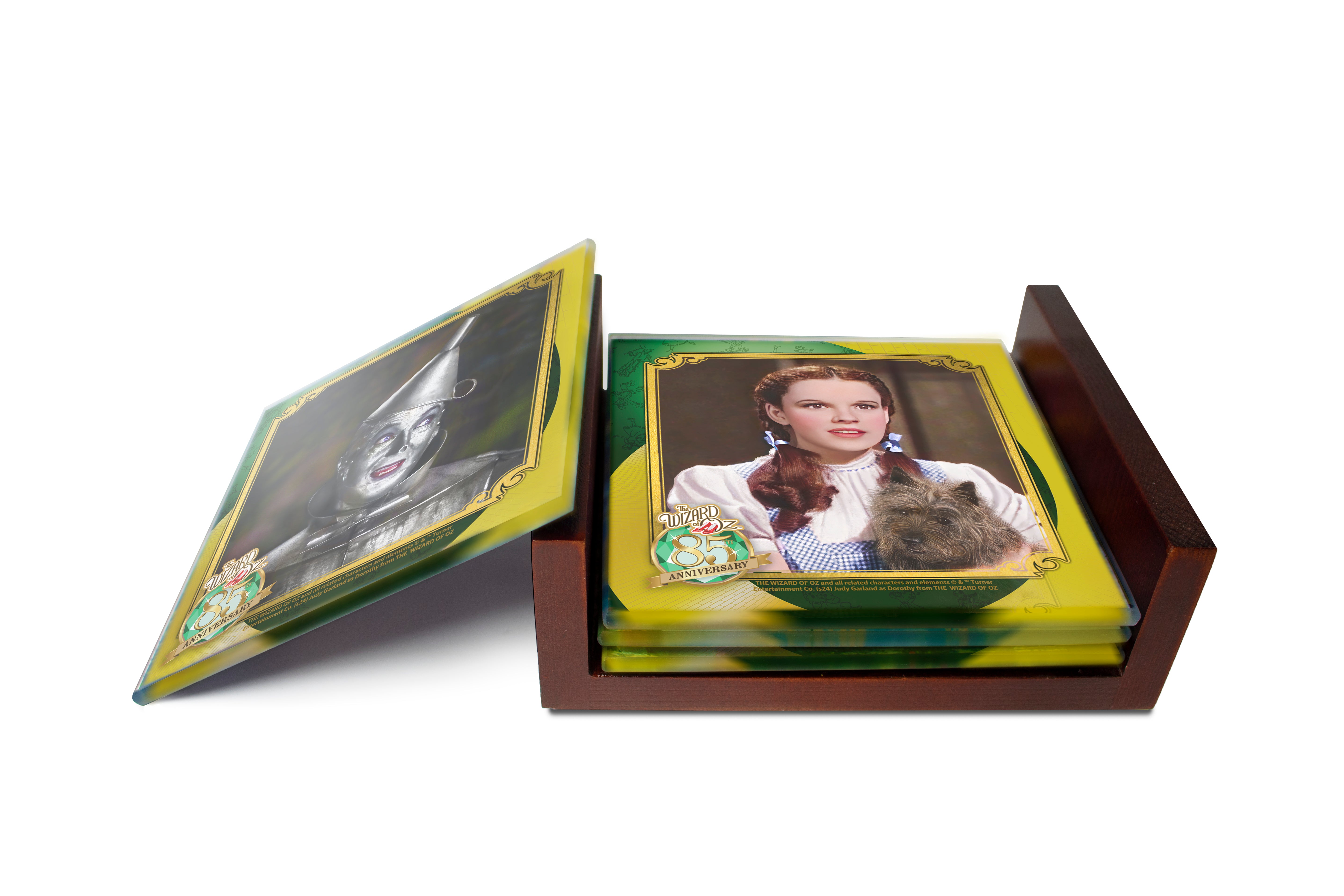 The Wizard of Oz 85th Anniversary (Characters) Starfire Prints Glass Coaster Set SPCSTR1315