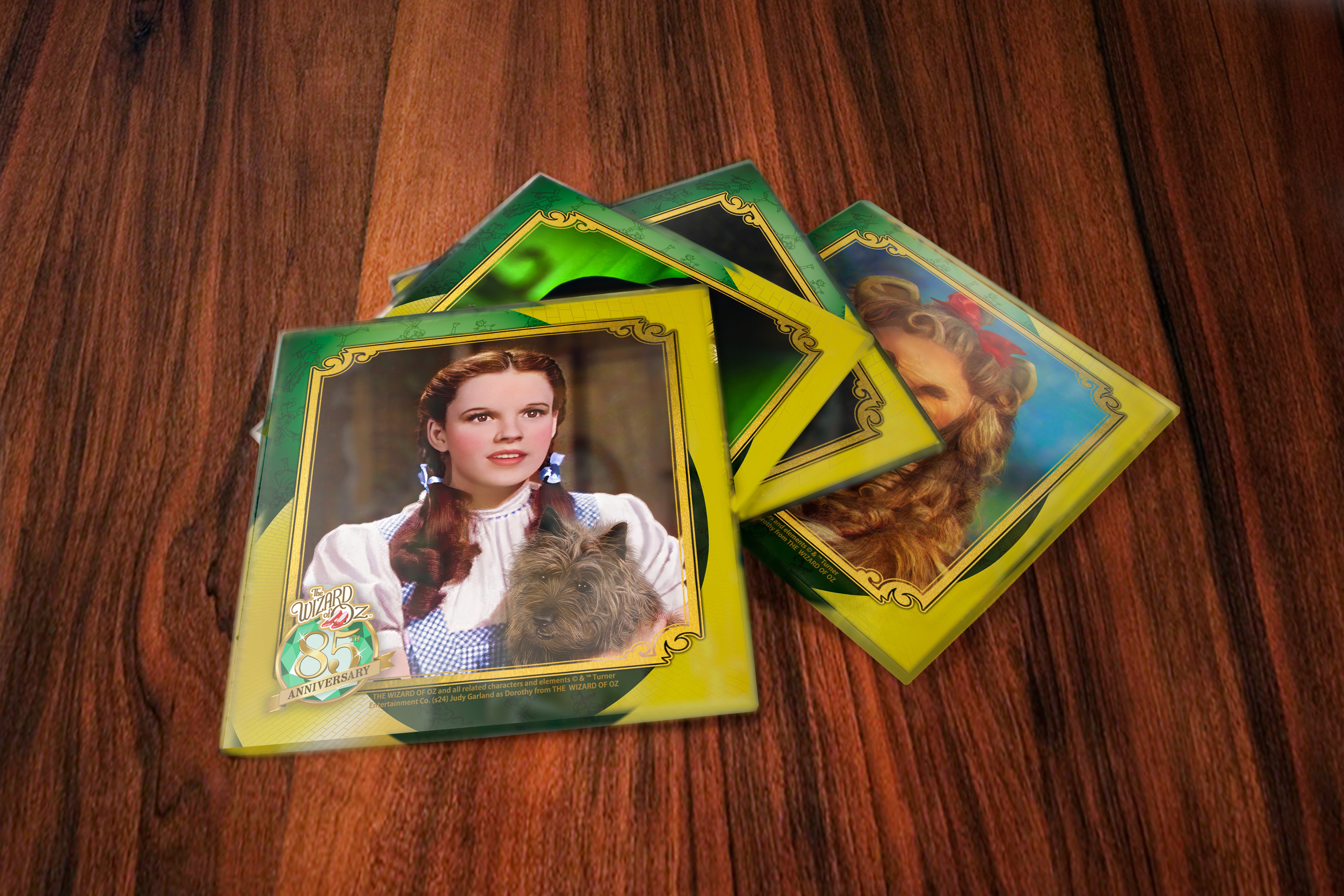 The Wizard of Oz 85th Anniversary (Characters) Starfire Prints Glass Coaster Set SPCSTR1315