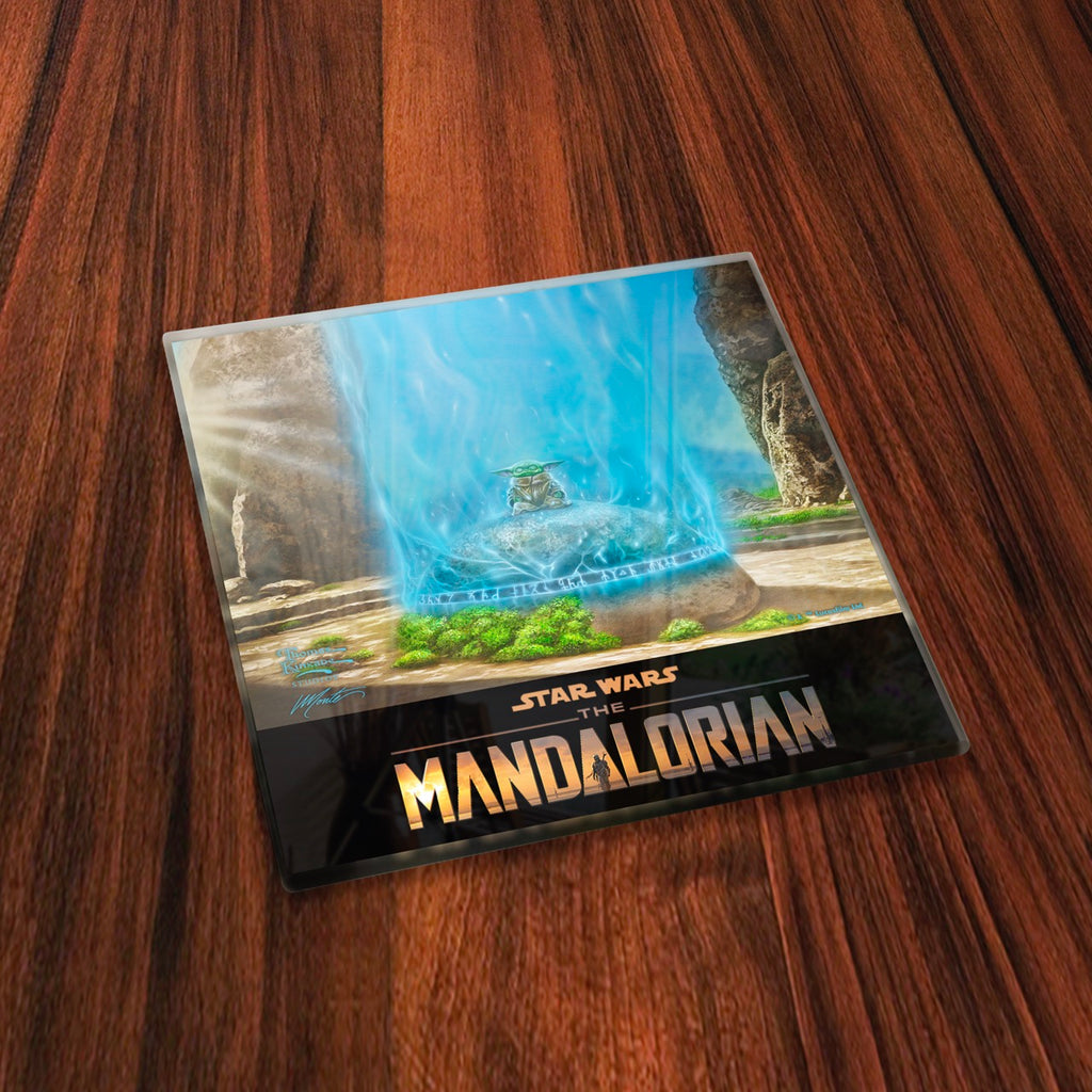 Star Wars (The Mandalorian™ Collection 4) StarFire Prints™ Glass Coaster Set of Four SPCSTR1317