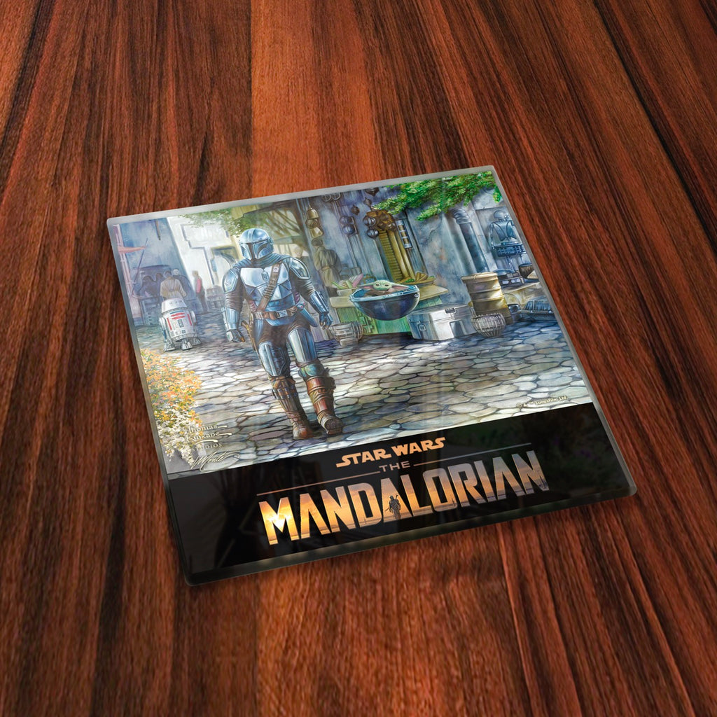 Star Wars (The Mandalorian™ Collection 4) StarFire Prints™ Glass Coaster Set of Four SPCSTR1317