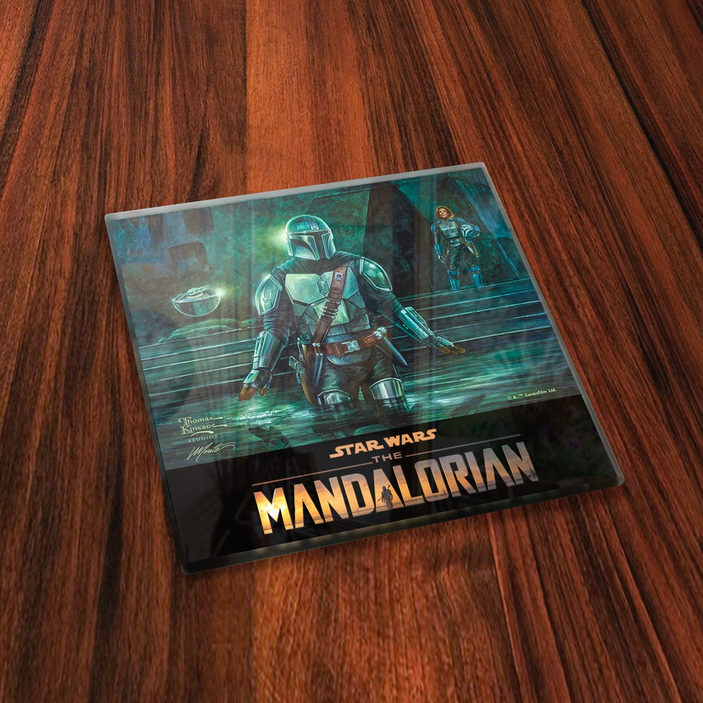 Star Wars (The Mandalorian™ Collection 4) StarFire Prints™ Glass Coaster Set of Four SPCSTR1317