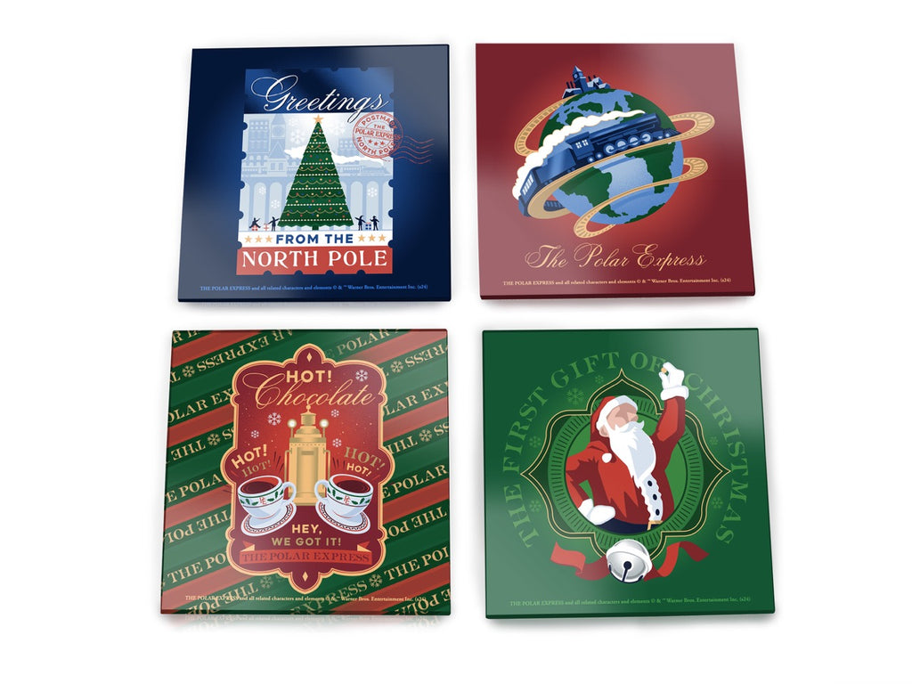 Polar Express (20th Anniversary) StarFire Prints™ Glass Coaster Set of Four SPCSTR1319