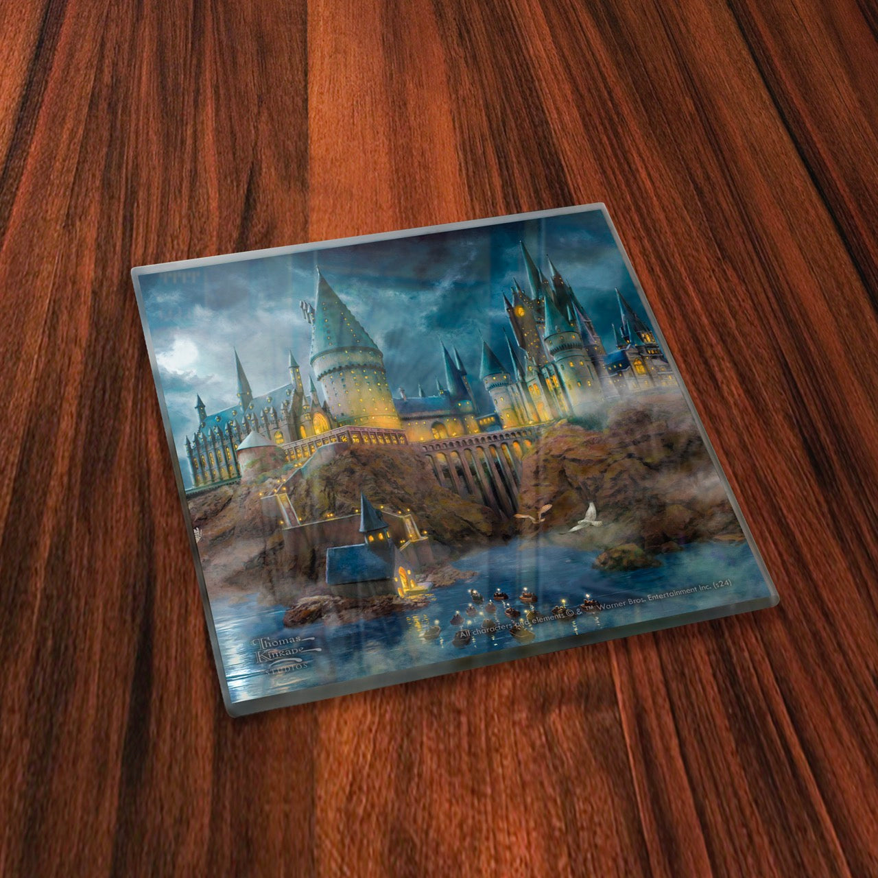 Harry Potter™ Thomas Kinkade Studios (Collection #1) StarFire Prints Glass Coaster Set SPCSTR1325