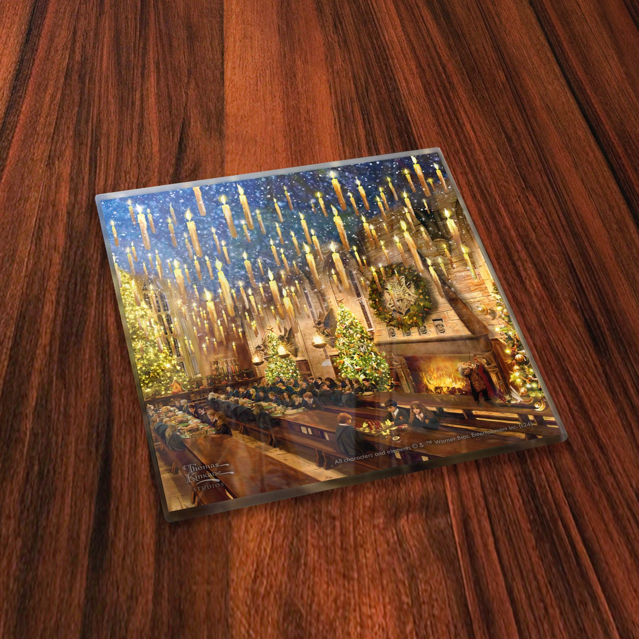 Harry Potter™ Thomas Kinkade Studios (Collection #1) StarFire Prints Glass Coaster Set SPCSTR1325