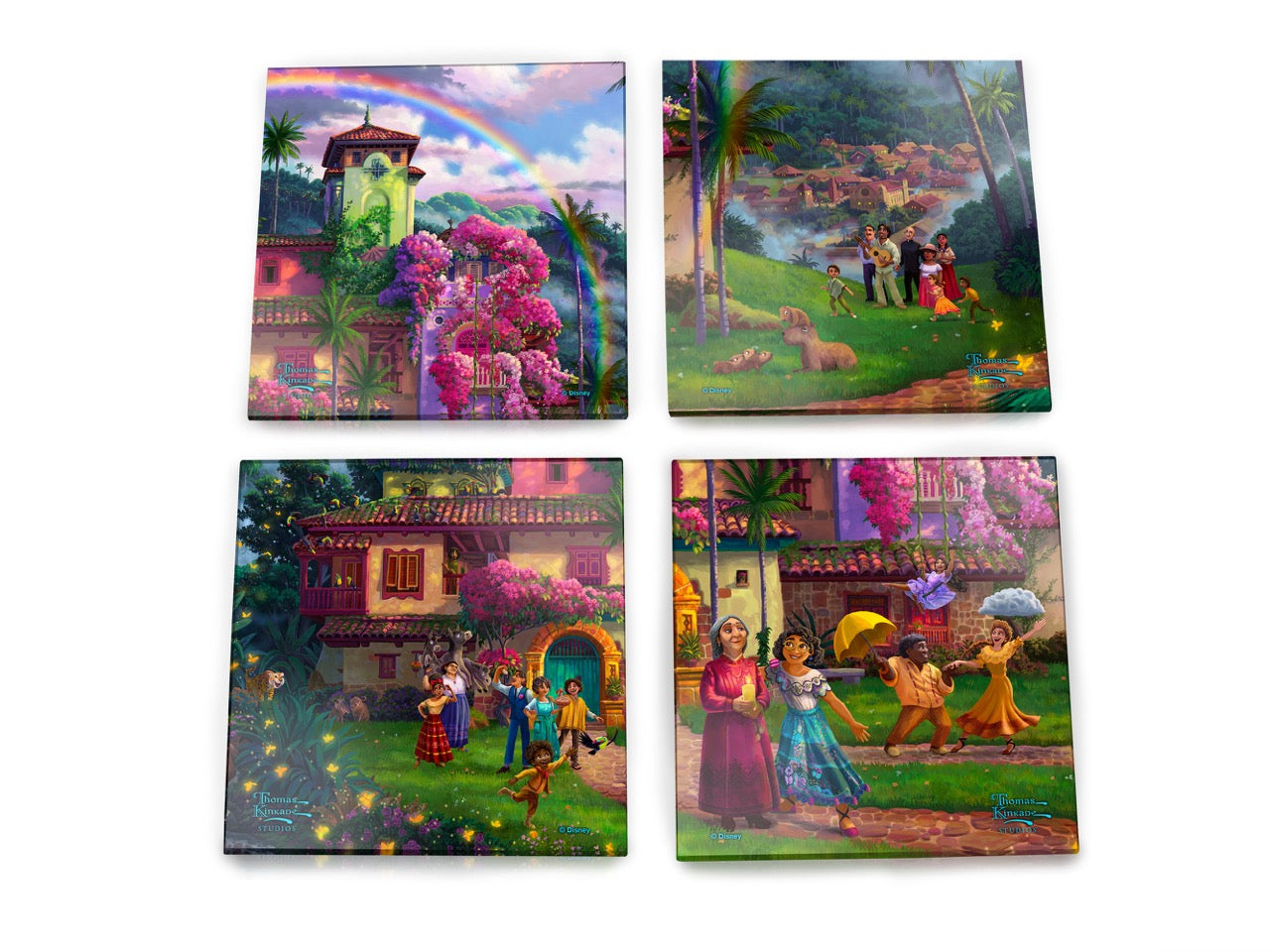 Disney (Encanto – The Miracle of Family) StarFire Prints™ Glass Coaster Set SPCSTR1345