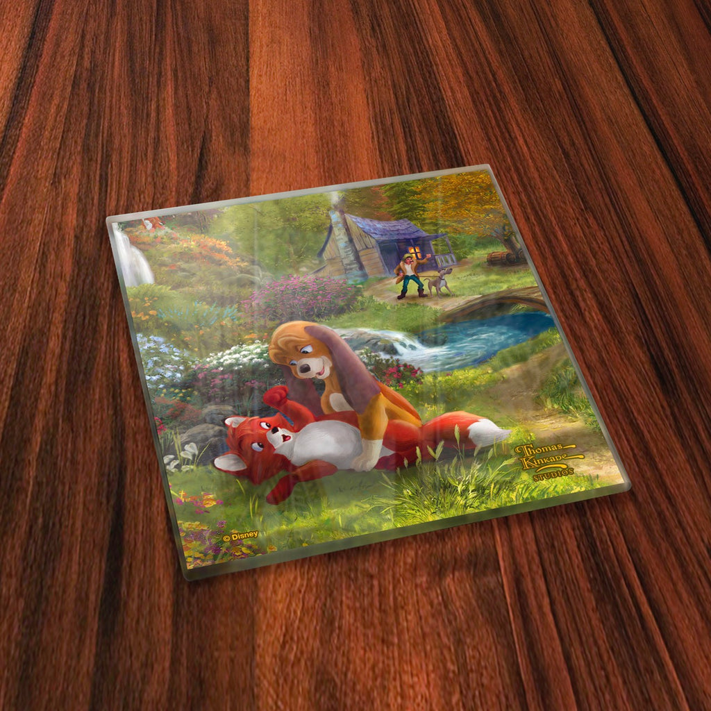 Disney (The Fox and the Hound – Forever Friends) StarFire Prints™ Glass Coaster Set SPCSTR1346