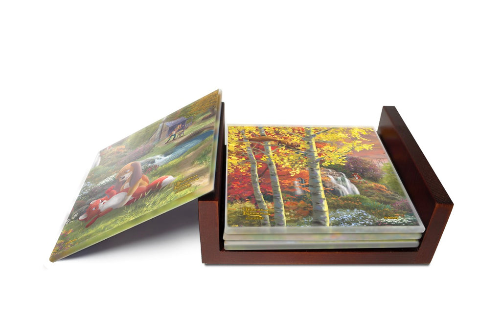Disney (The Fox and the Hound – Forever Friends) StarFire Prints™ Glass Coaster Set SPCSTR1346