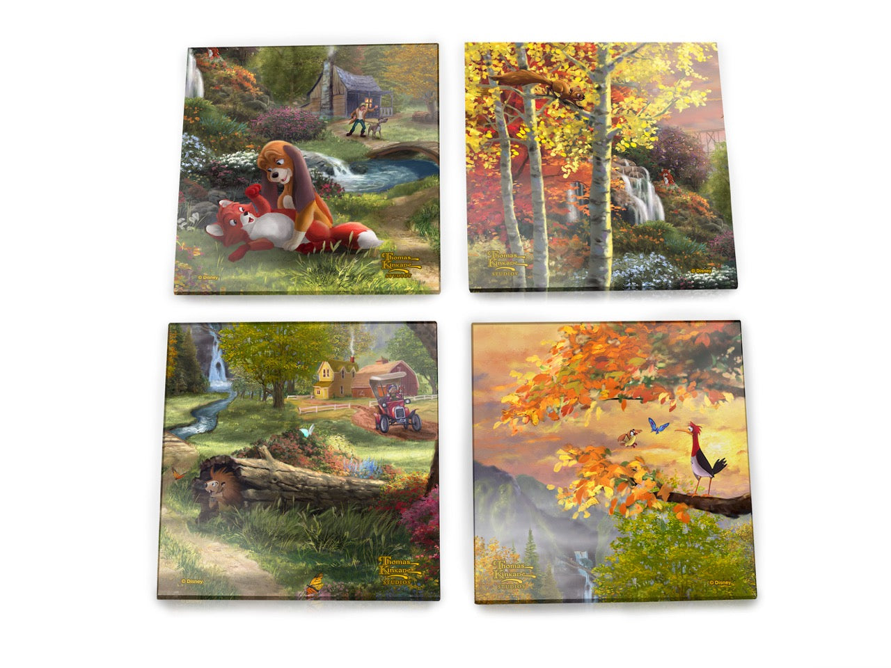 Disney (The Fox and the Hound – Forever Friends) StarFire Prints™ Glass Coaster Set SPCSTR1346