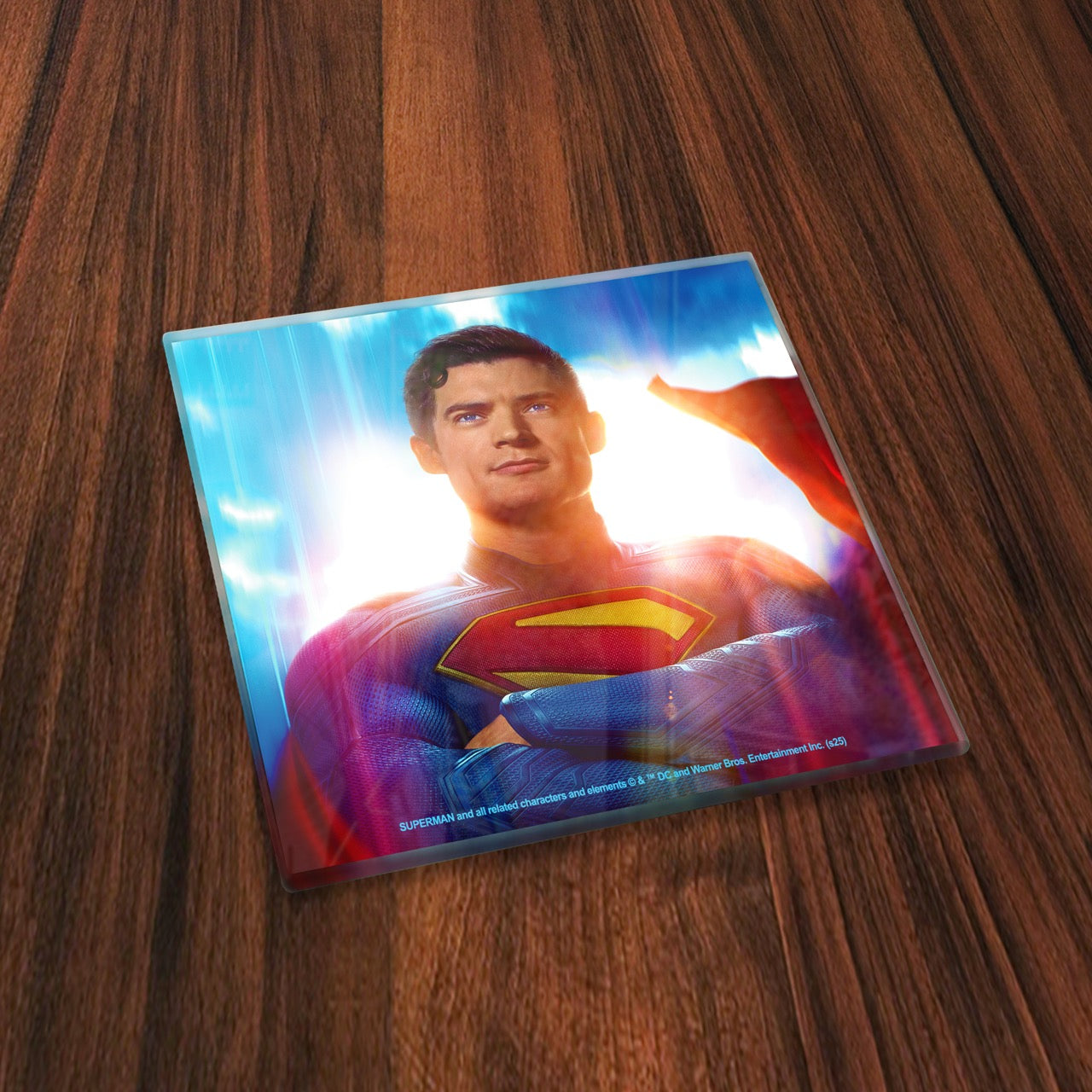Superman (2025) (Genesis) StarFire Prints™ Glass Coaster Set SPCSTR1355