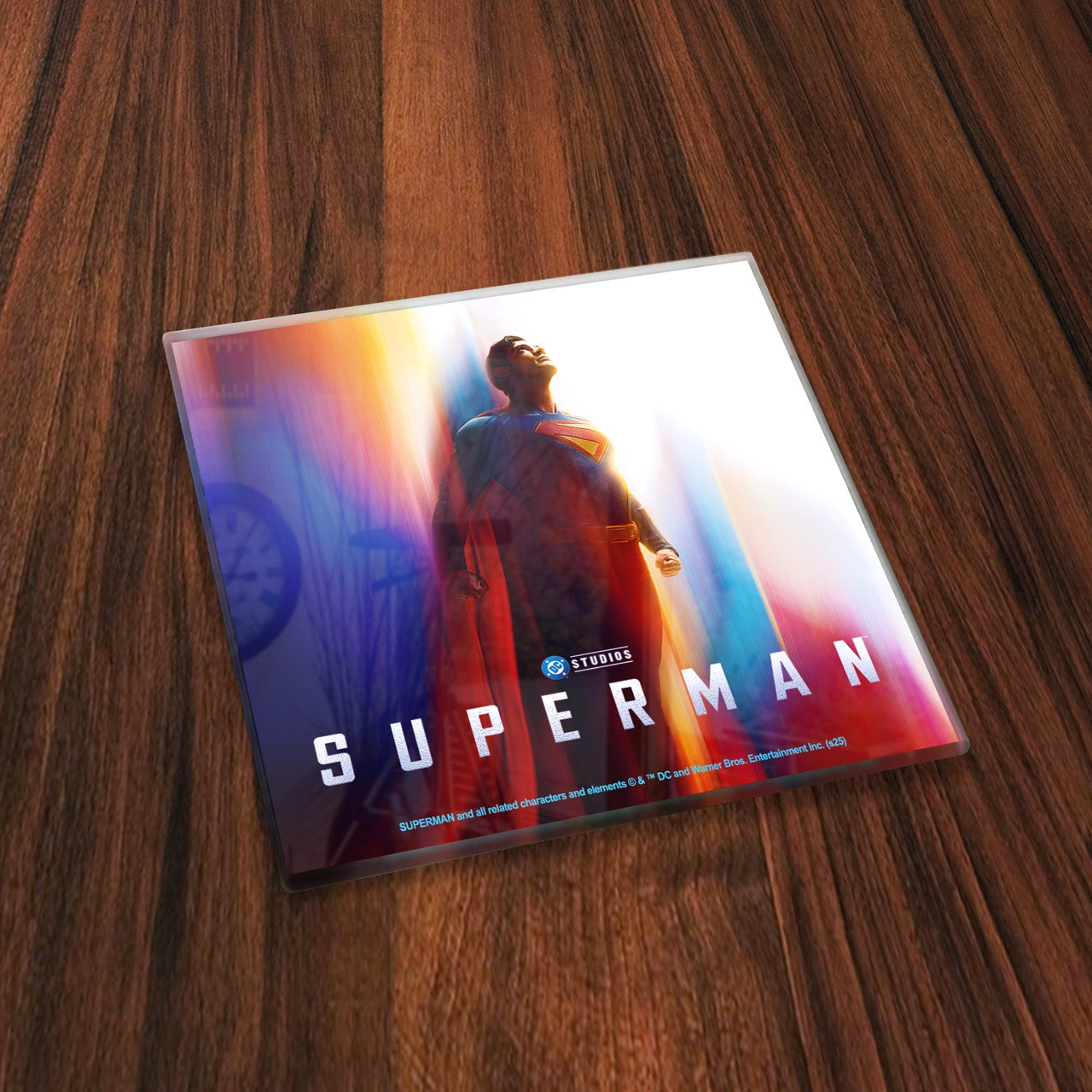 Superman (2025) (Genesis) StarFire Prints™ Glass Coaster Set SPCSTR1355
