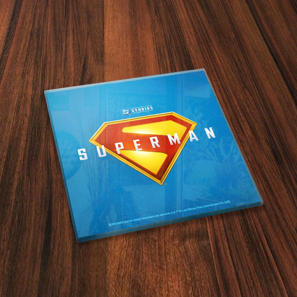 Superman (2025) (Genesis) StarFire Prints™ Glass Coaster Set SPCSTR1355