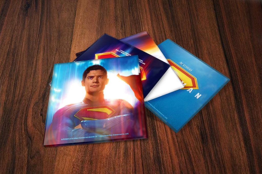 Superman (2025) (Genesis) StarFire Prints™ Glass Coaster Set SPCSTR1355