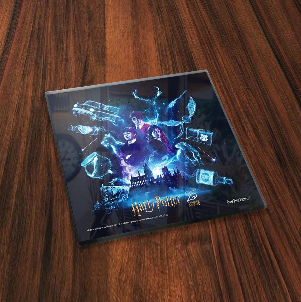 Harry Potter (25 Years of Magic) StarFire Prints™ Glass Coaster Set SPCSTR1361