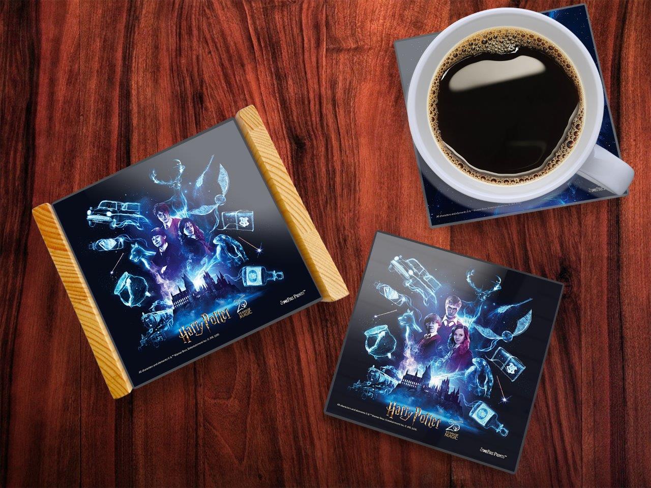 Harry Potter (25 Years of Magic) StarFire Prints™ Glass Coaster Set SPCSTR1361