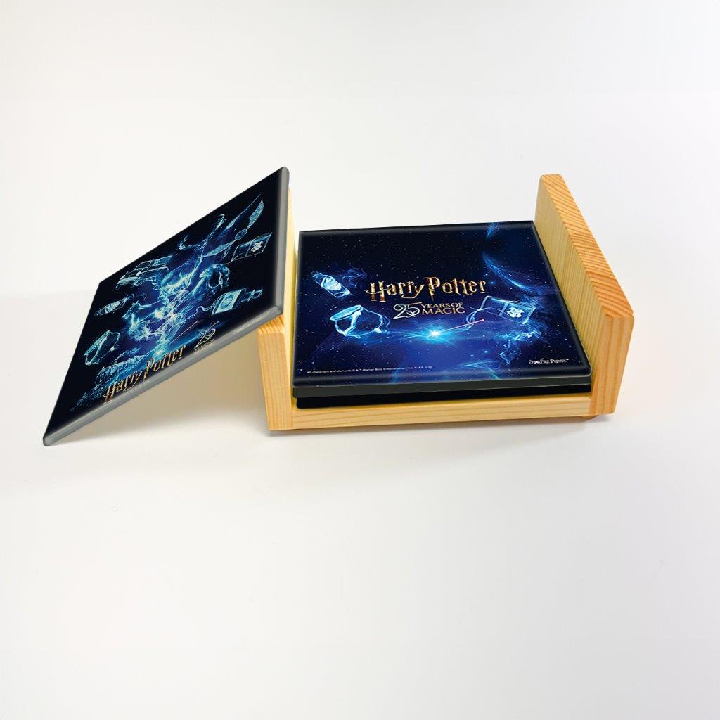 Harry Potter (25 Years of Magic) StarFire Prints™ Glass Coaster Set SPCSTR1361