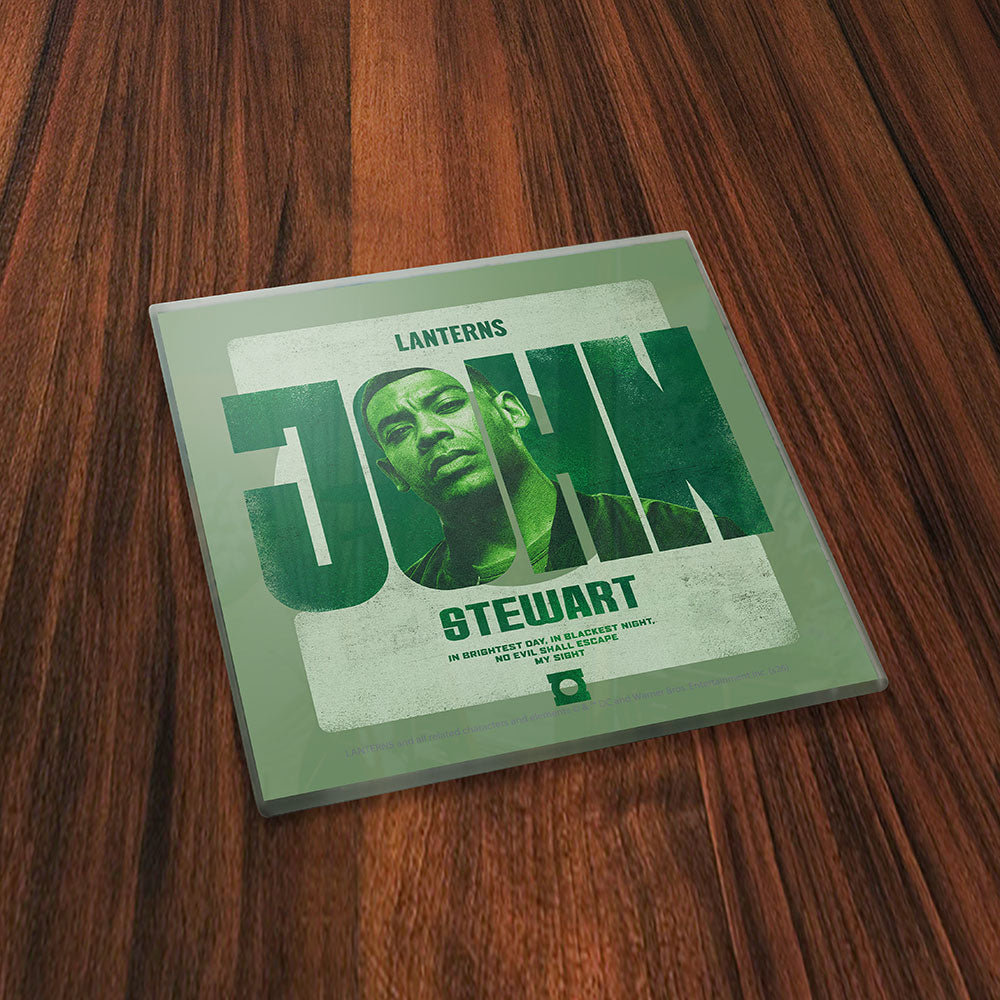 DC Comics Lanterns (Green Lantern) 4” x 4” StarFire Prints™ Glass Coaster Set SPCSTR1371