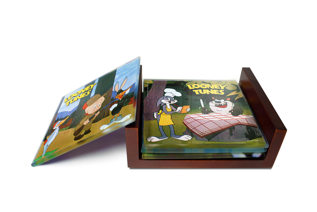 Looney Tunes (Classic Toons) StarFire Prints™ Glass Coaster Set of Four SPCSTR149