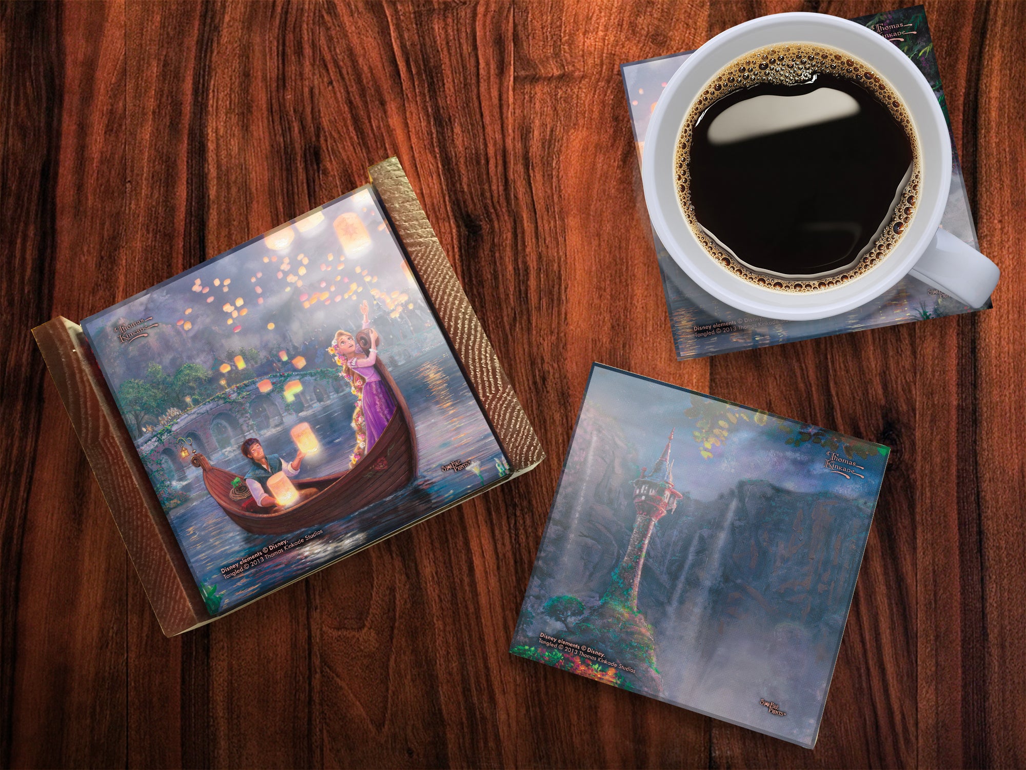 Disney (Tangled) StarFire Prints™ Glass Coaster Set of Four SPCSTR423
