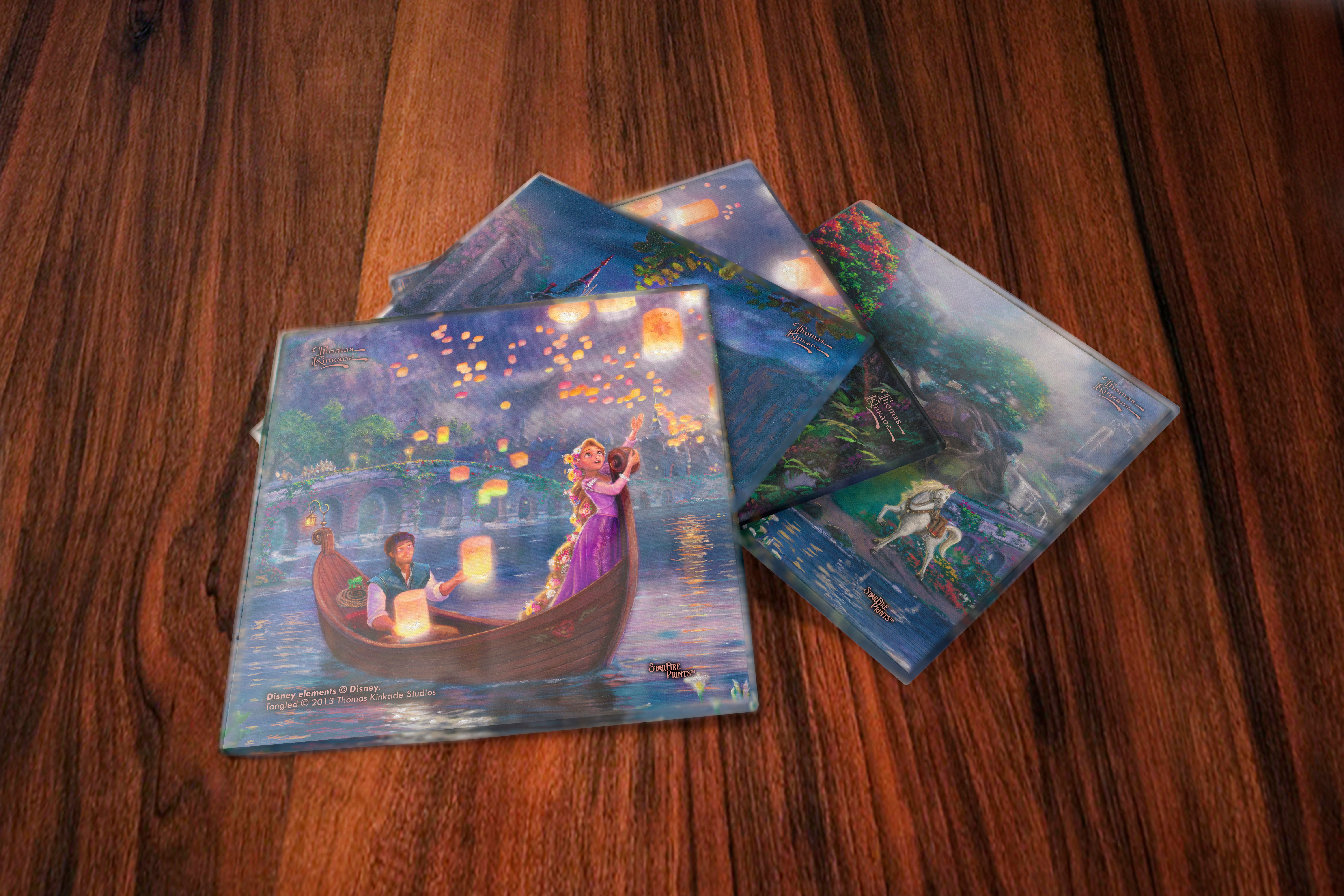 Disney (Tangled) StarFire Prints™ Glass Coaster Set of Four SPCSTR423