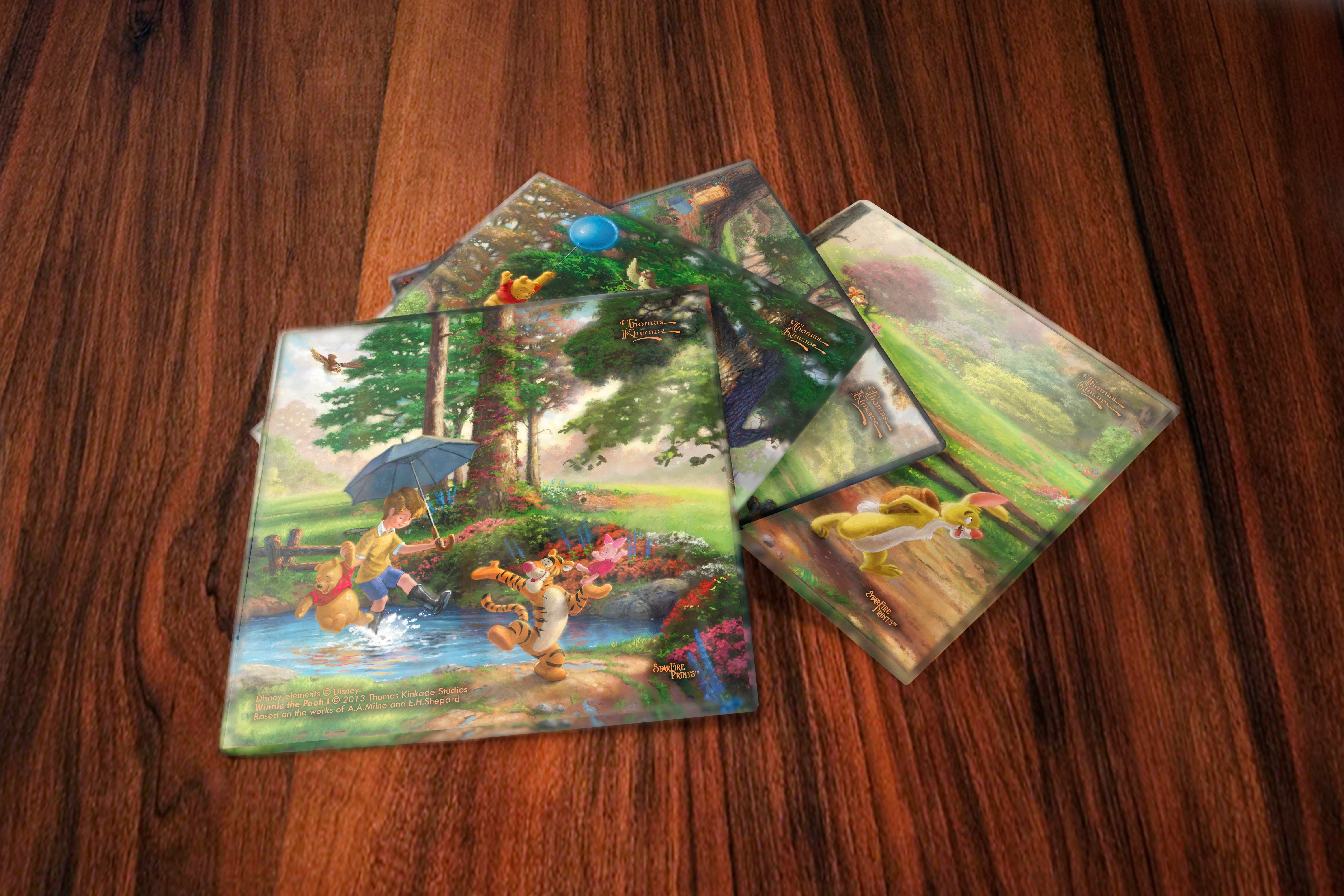 Disney (Winnie the Pooh) StarFire Prints™ Glass Coaster Set of Four SPCSTR466