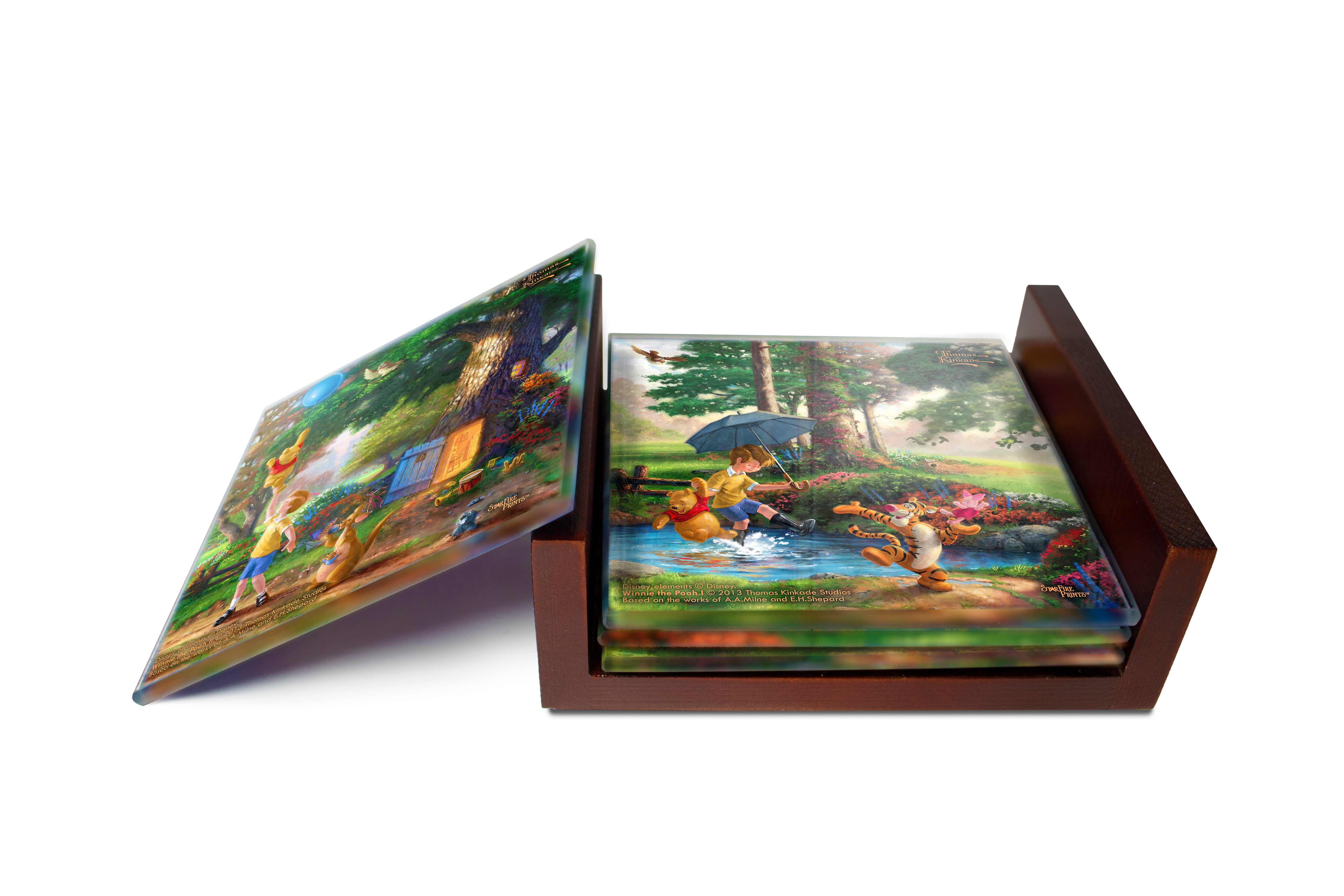 Disney (Winnie the Pooh) StarFire Prints™ Glass Coaster Set of Four SPCSTR466