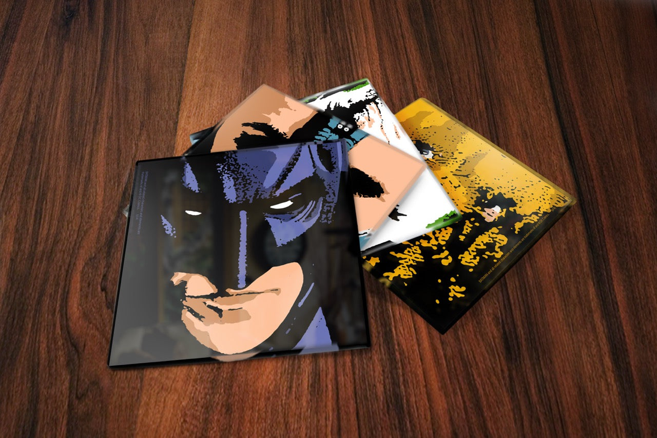 The Dark Knight (Gotham’s Icons) StarFire Prints™ Glass Coaster Set SPCSTR476