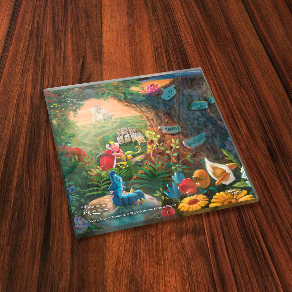 Disney (Alice in Wonderland) StarFire Prints™ Glass Coaster Set of Four SPCSTR651