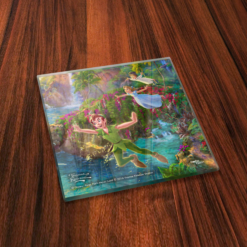 Disney (Peter Pans Never Land) StarFire Prints™ Glass Coaster Set of Four SPCSTR687