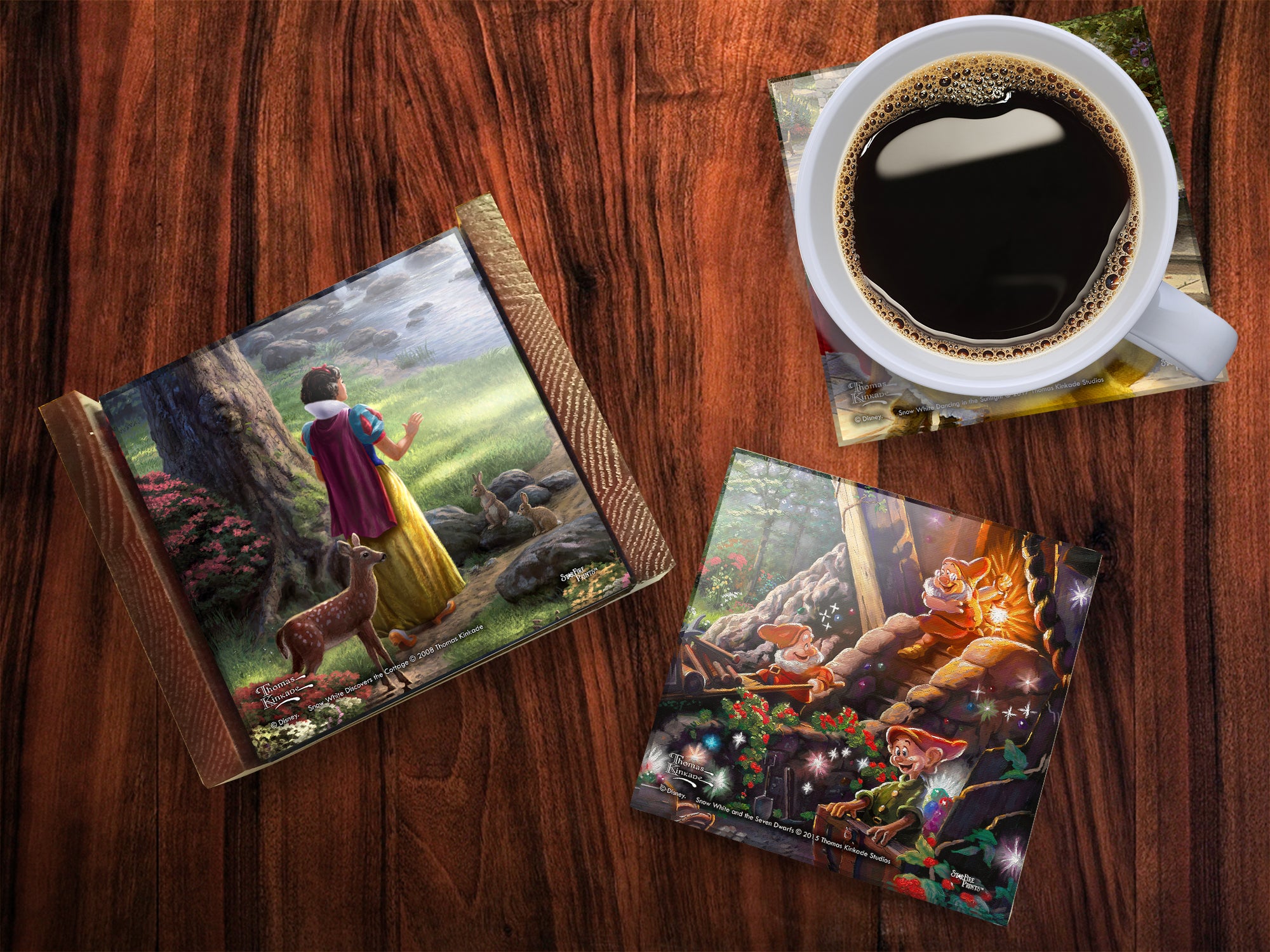 Disney (Snow White) StarFire Prints™ Glass Coaster Set of Four SPCSTR862