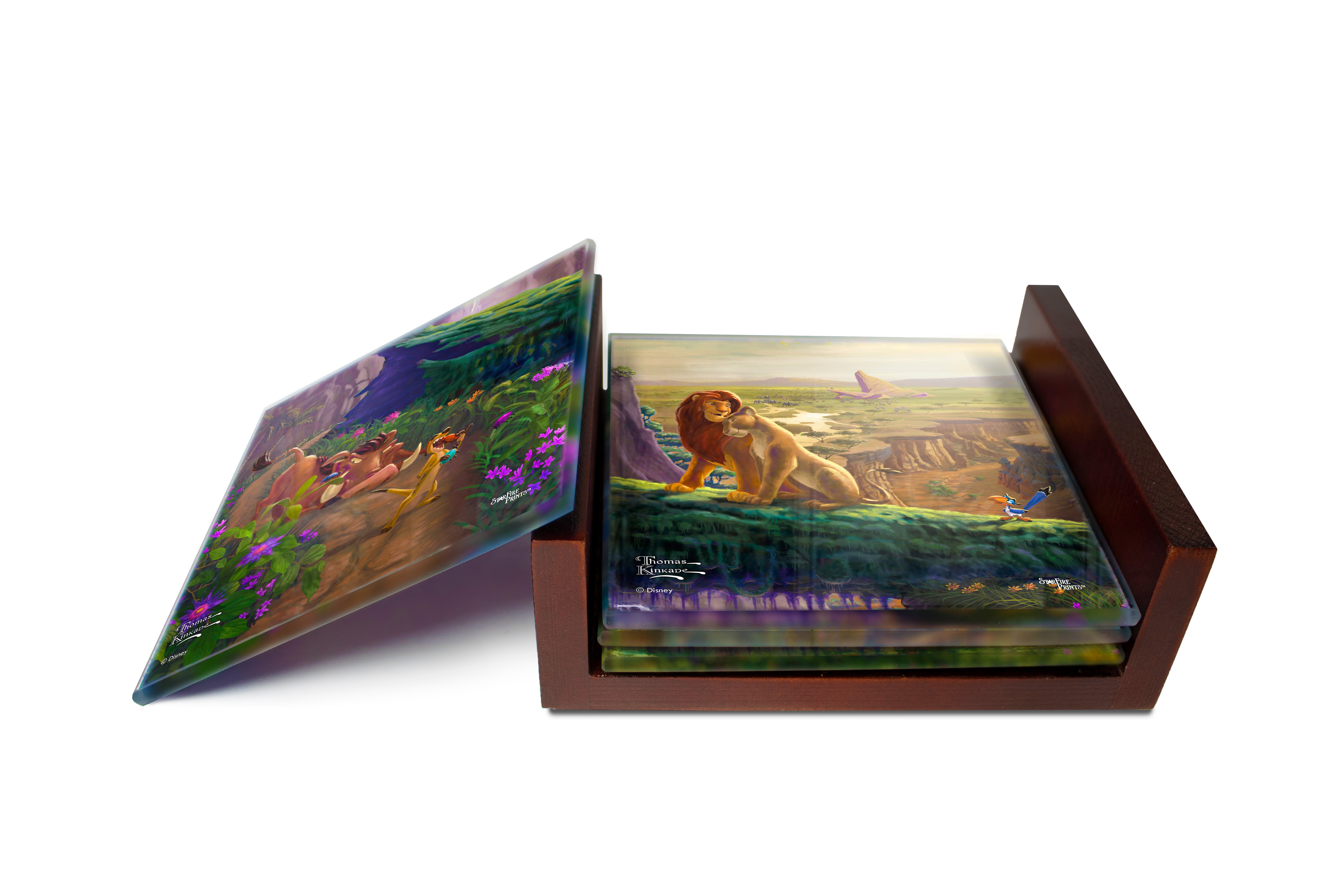 Disney (The Lion King - Return to Pride Rock) StarFire Prints™ Glass Coaster Set of Four SPCSTR992