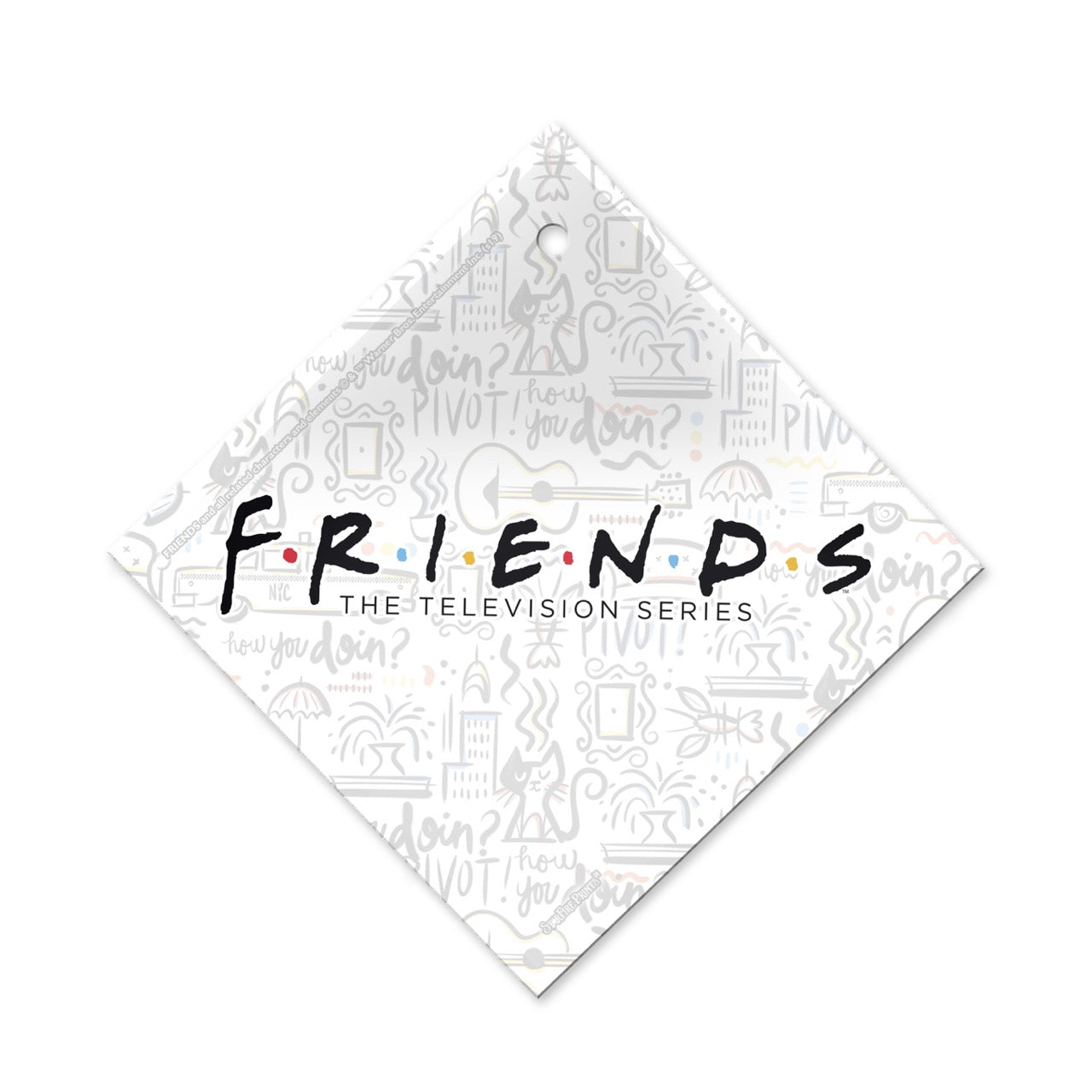 Friends: The TV Series (Friends Logo) StarFire Prints™ Glass Art SPSQU1040