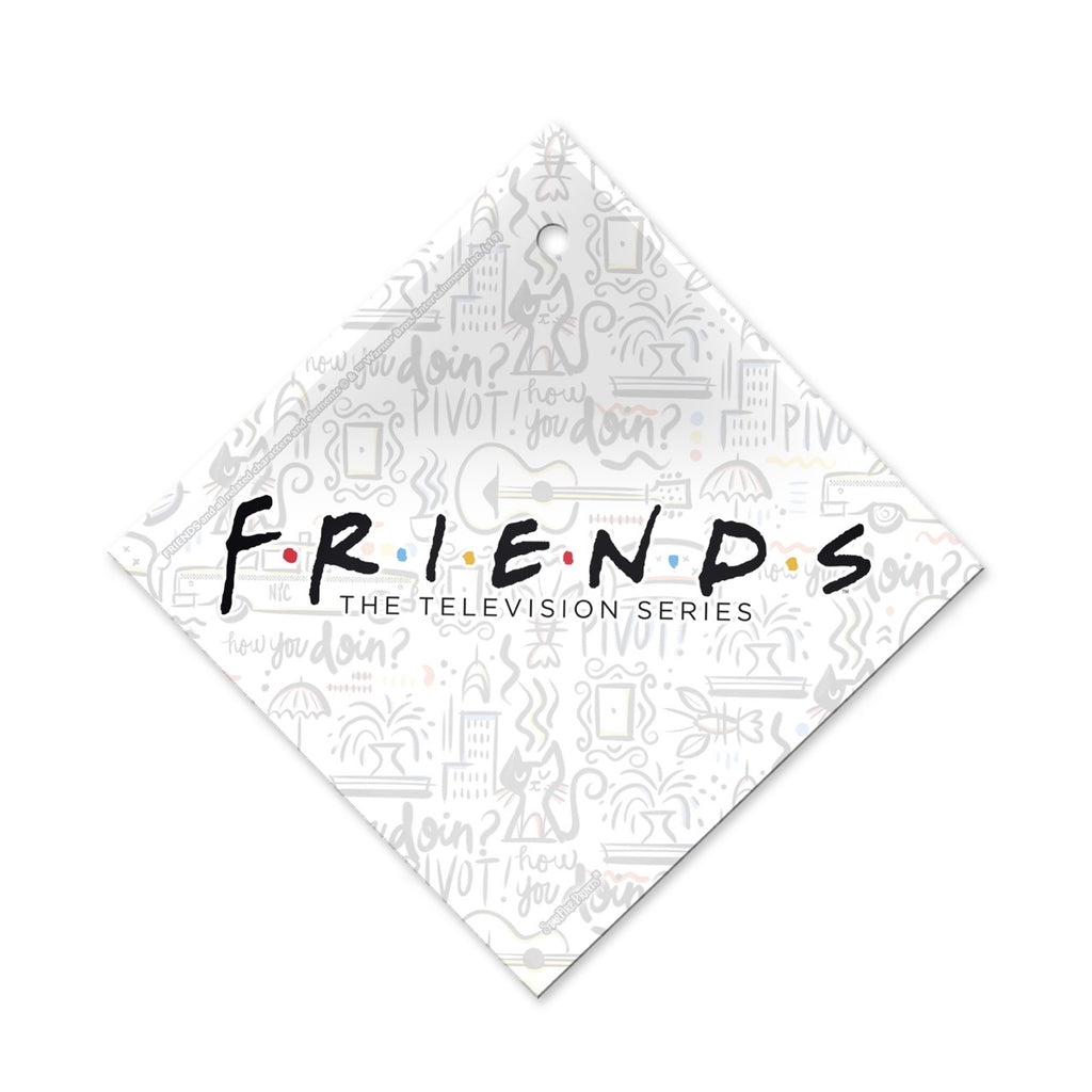 Friends: The TV Series (Friends Logo) StarFire Prints™ Glass Art SPSQU1040