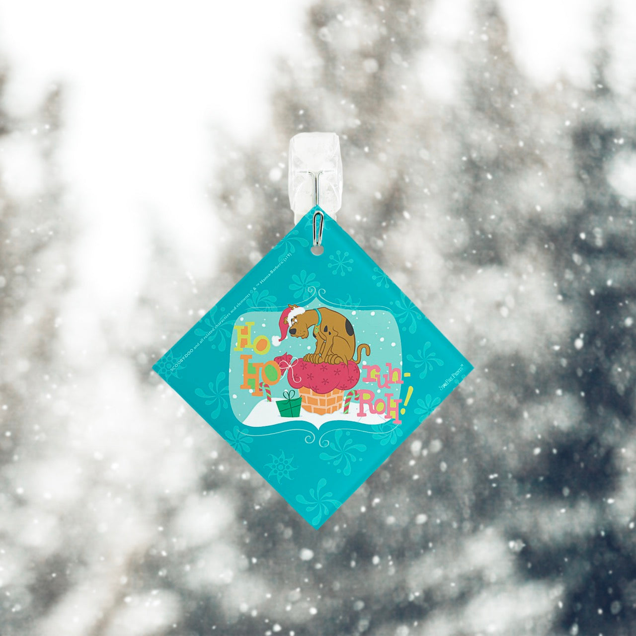 Scooby-Doo (Ho Ho Ruh-Roh) StarFire Prints™ Glass Art SPSQU1060