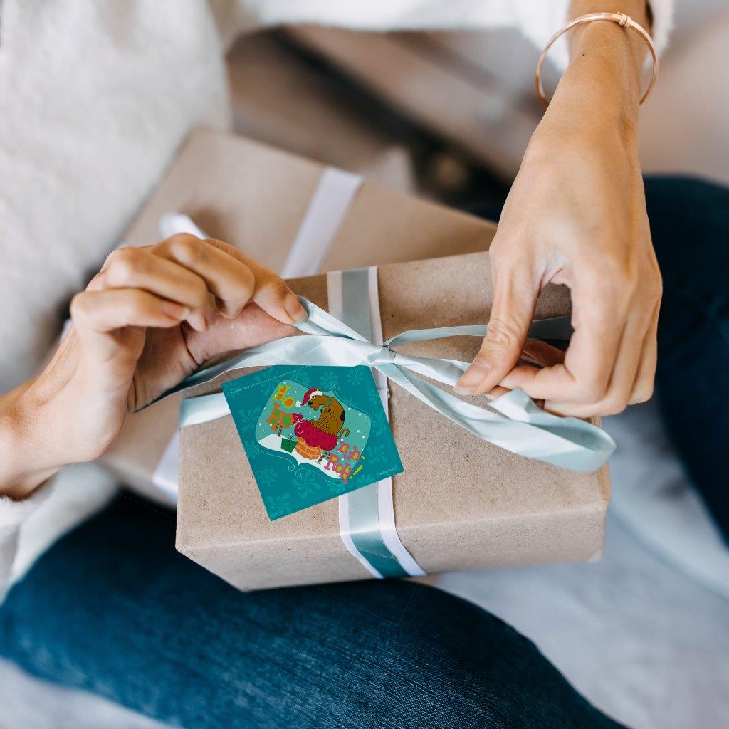 Scooby-Doo (Ho Ho Ruh-Roh) StarFire Prints™ Glass Art SPSQU1060