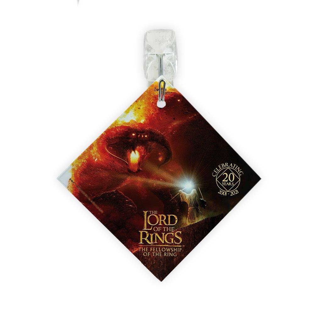 Lord of the Rings Fellowship of the Ring (20th Anniversary) StarFire Prints™ Glass Art SPSQU1199