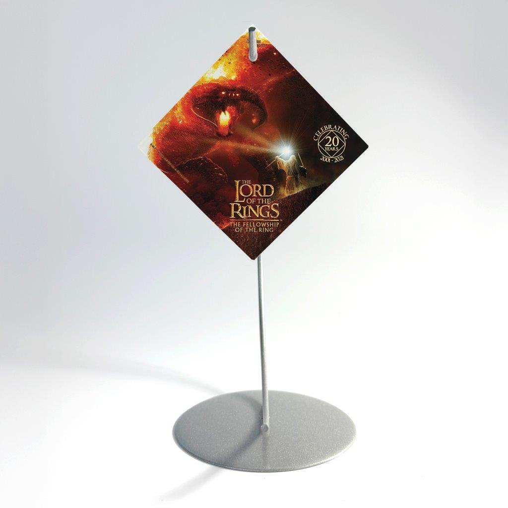 Lord of the Rings Fellowship of the Ring (20th Anniversary) StarFire Prints™ Glass Art SPSQU1199