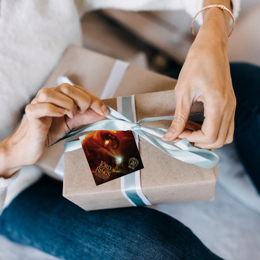 Lord of the Rings Fellowship of the Ring (20th Anniversary) StarFire Prints™ Glass Art SPSQU1199