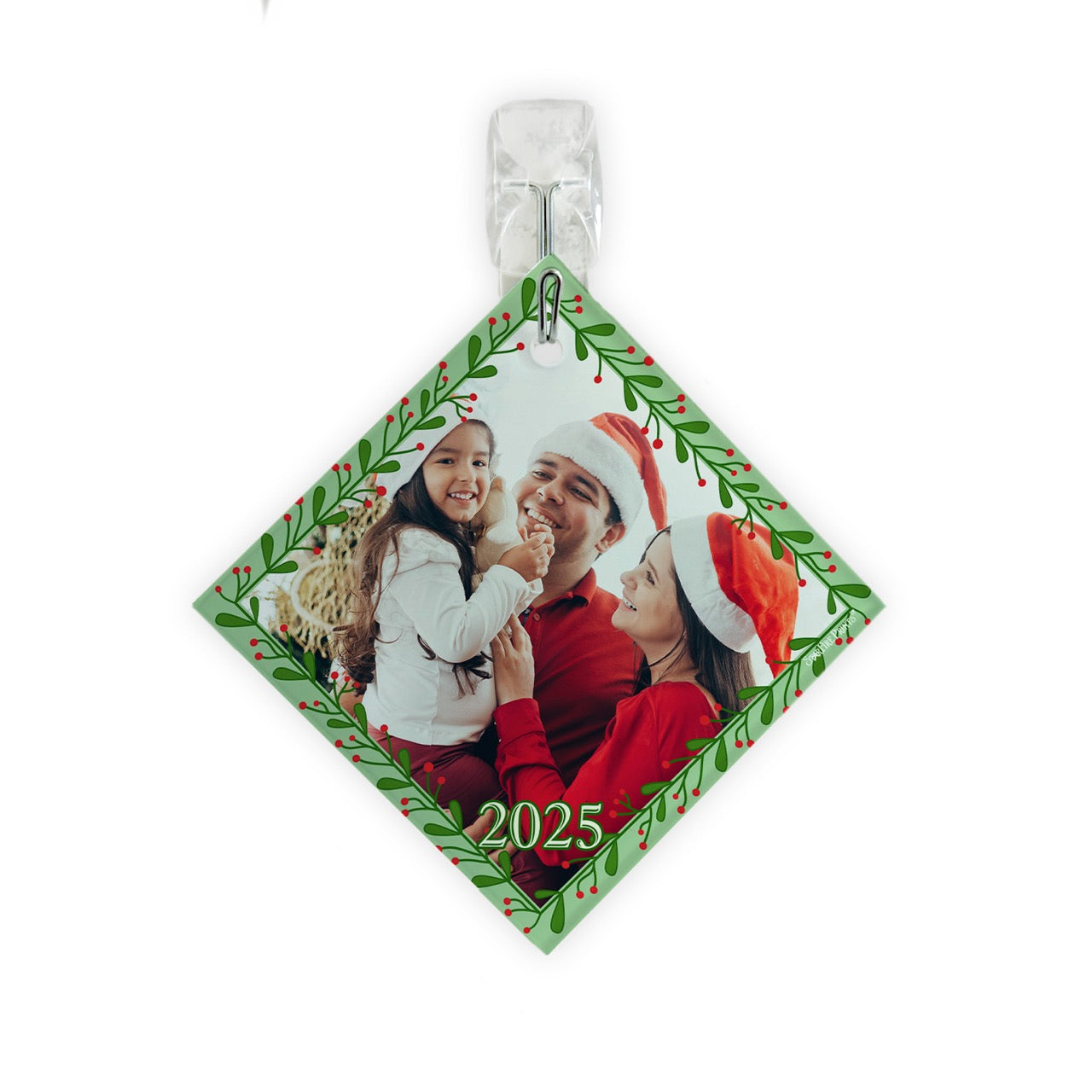 Trend Setters Original (Holly Holiday) Personalized StarFire Prints™ Hanging Glass Print Photo Upload SPSQU1366