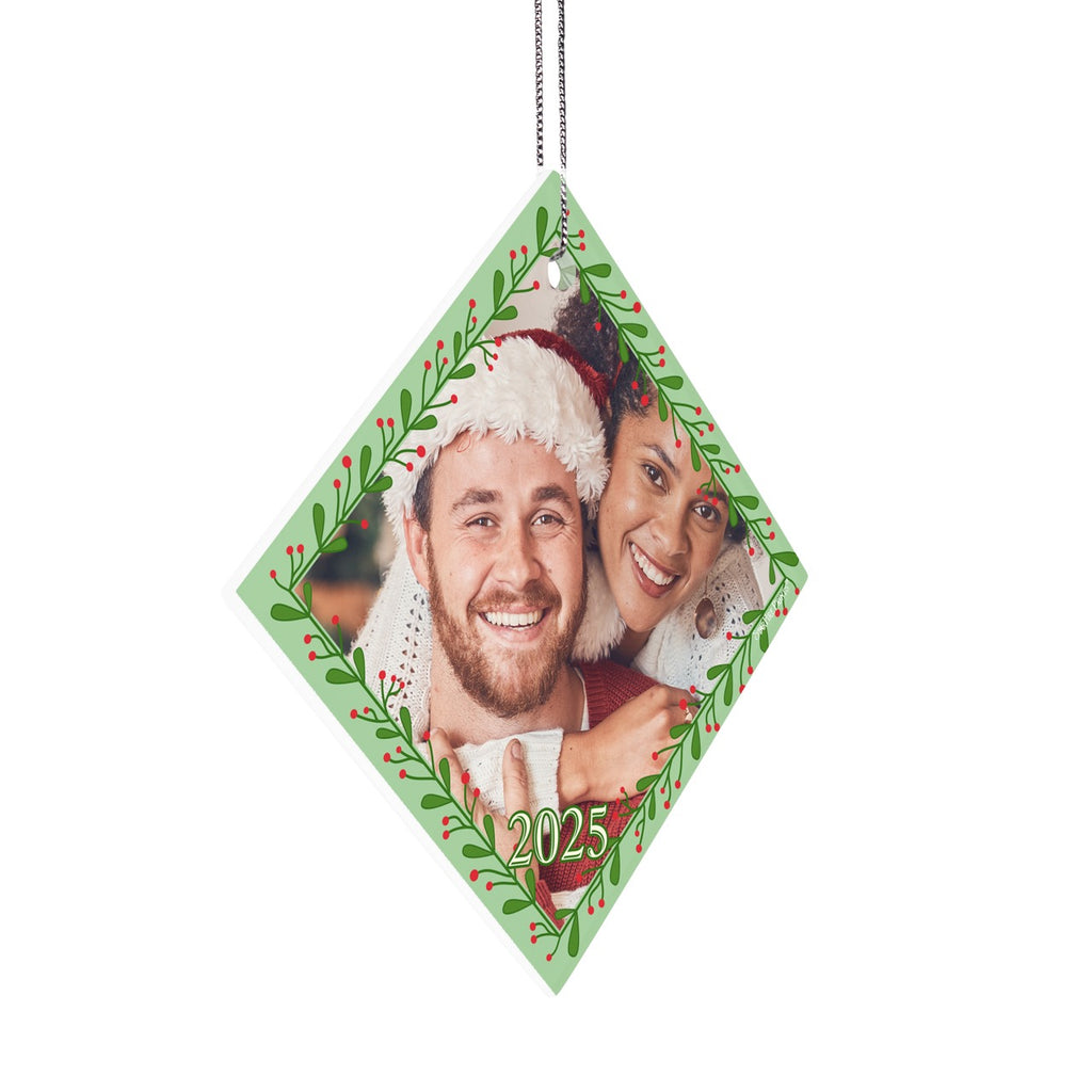 Trend Setters Original (Holly Holiday) Personalized StarFire Prints™ Hanging Glass Print Photo Upload SPSQU1366