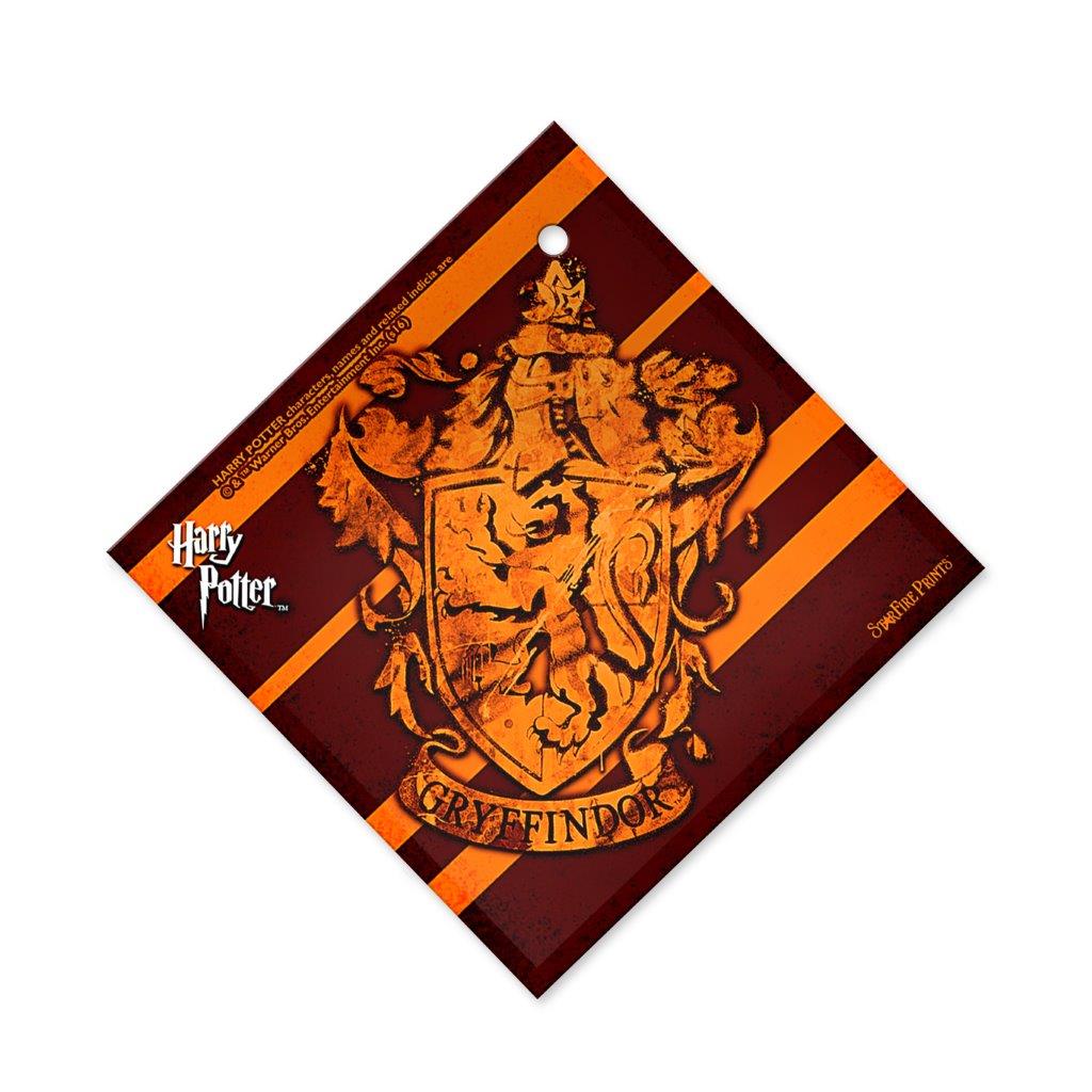 Harry Potter (Gryffindor Crest) StarFire Prints™ Glass Art SPSQU599