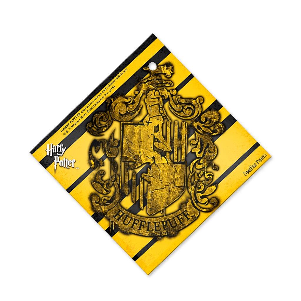 Harry Potter (Hufflepuff Crest) StarFire Prints™ Glass Art SPSQU600