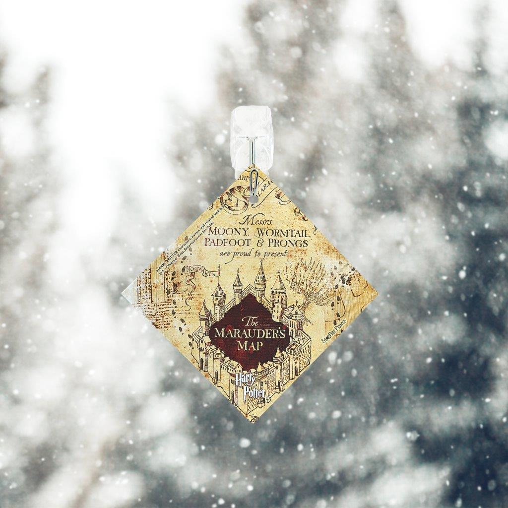 Harry Potter (Marauders Map) StarFire Prints™ Glass Art SPSQU603