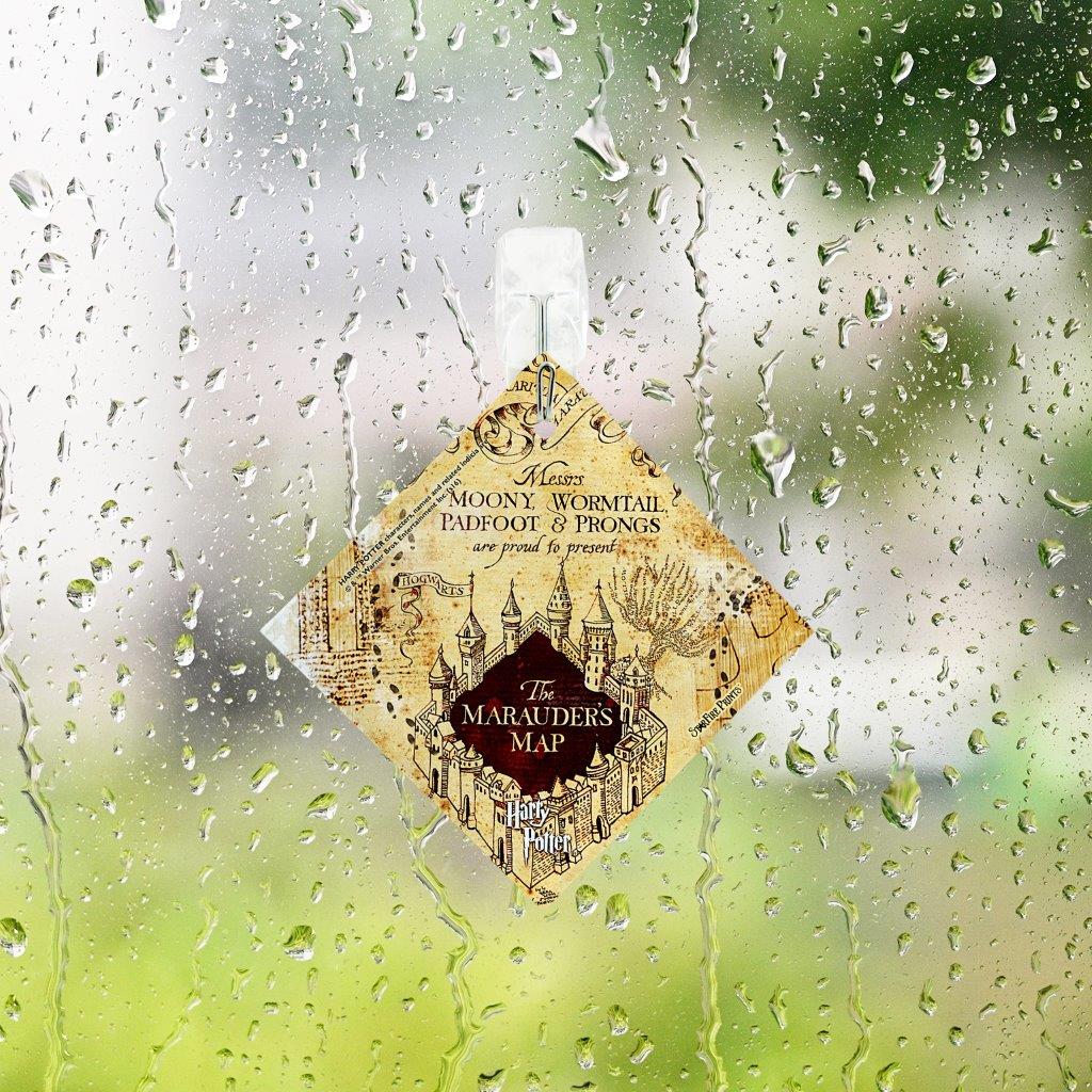 Harry Potter (Marauders Map) StarFire Prints™ Glass Art SPSQU603